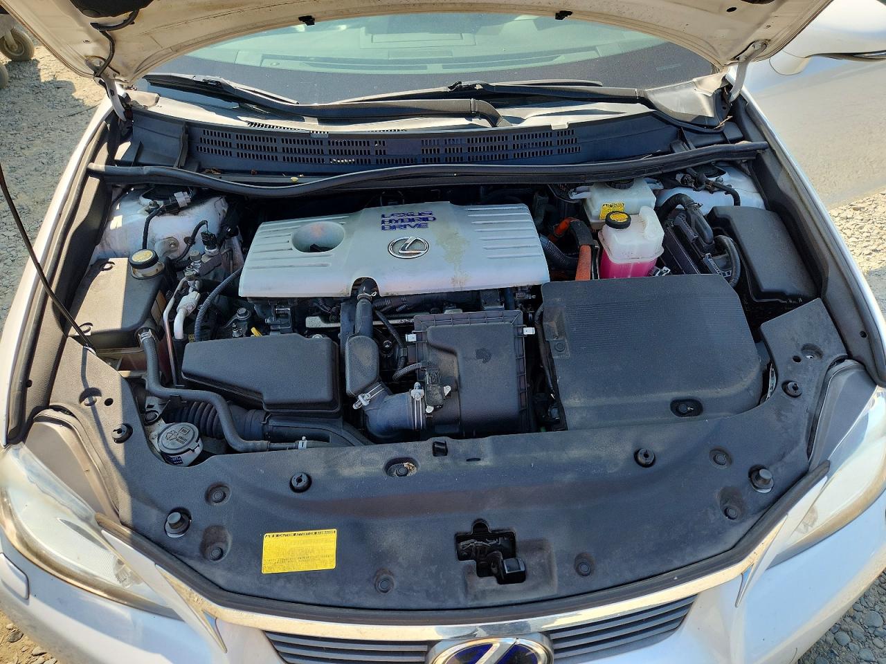 2012 Lexus Ct 200 White vin: JTHKD5BH8C2106877