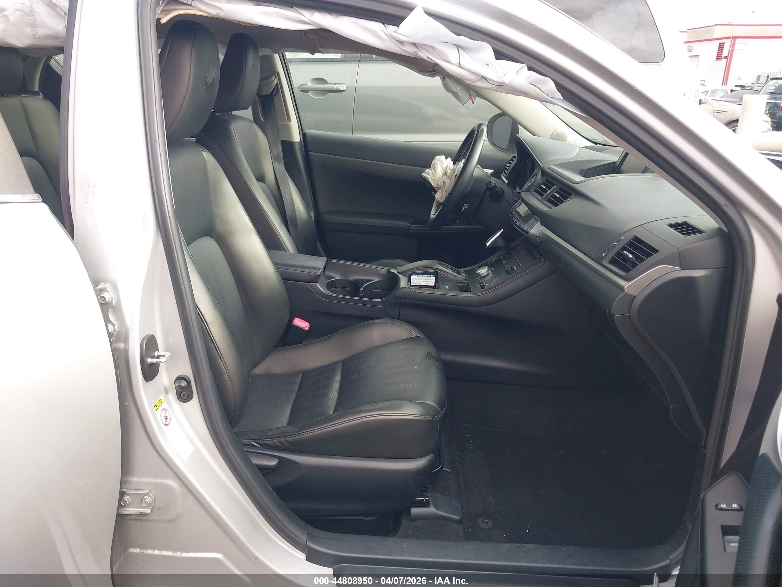 2012 Lexus Ct 200h Premium Silver vin: JTHKD5BH8C2108161