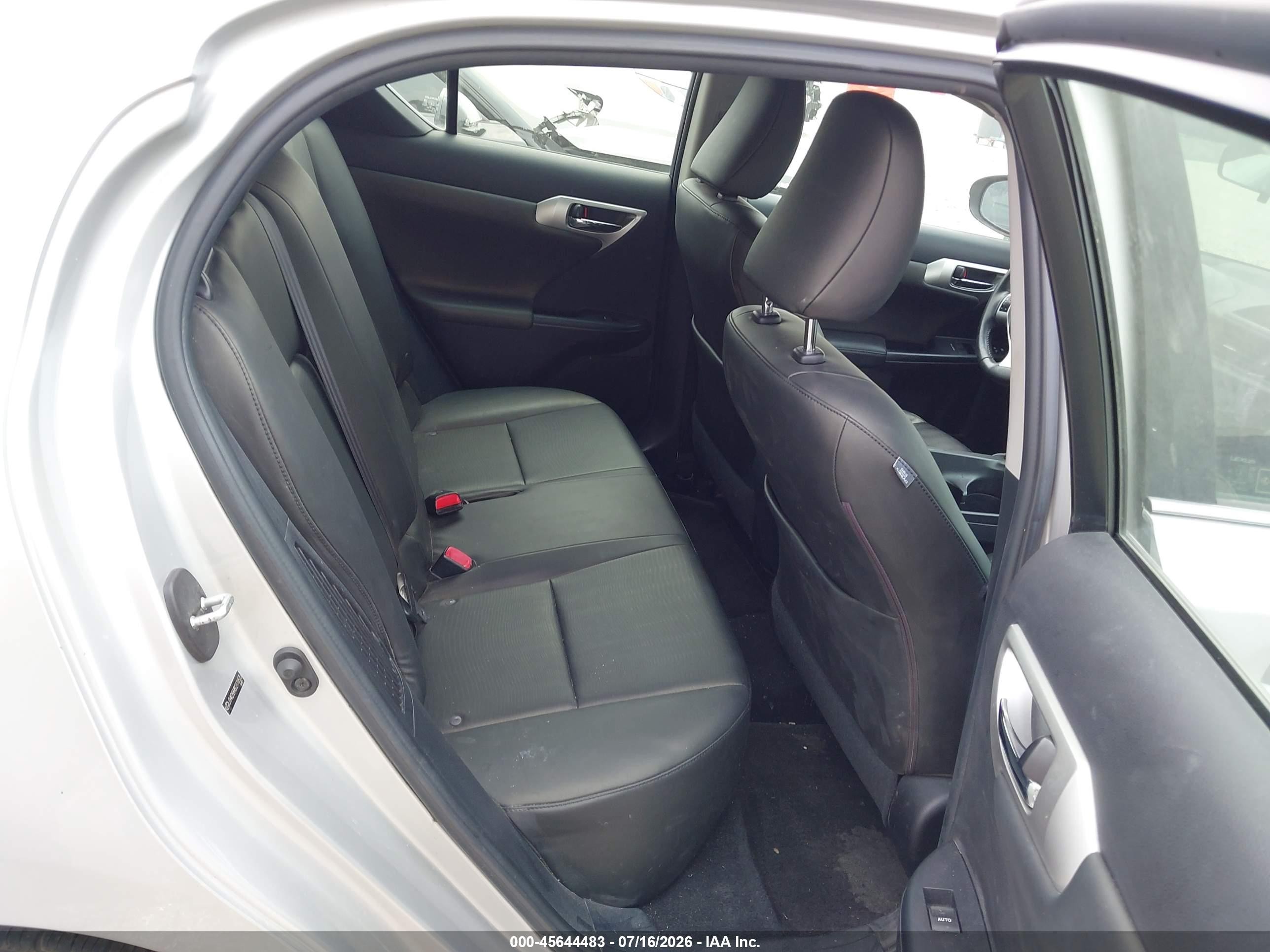 2012 Lexus Ct 200h Premium Silver vin: JTHKD5BH8C2116535