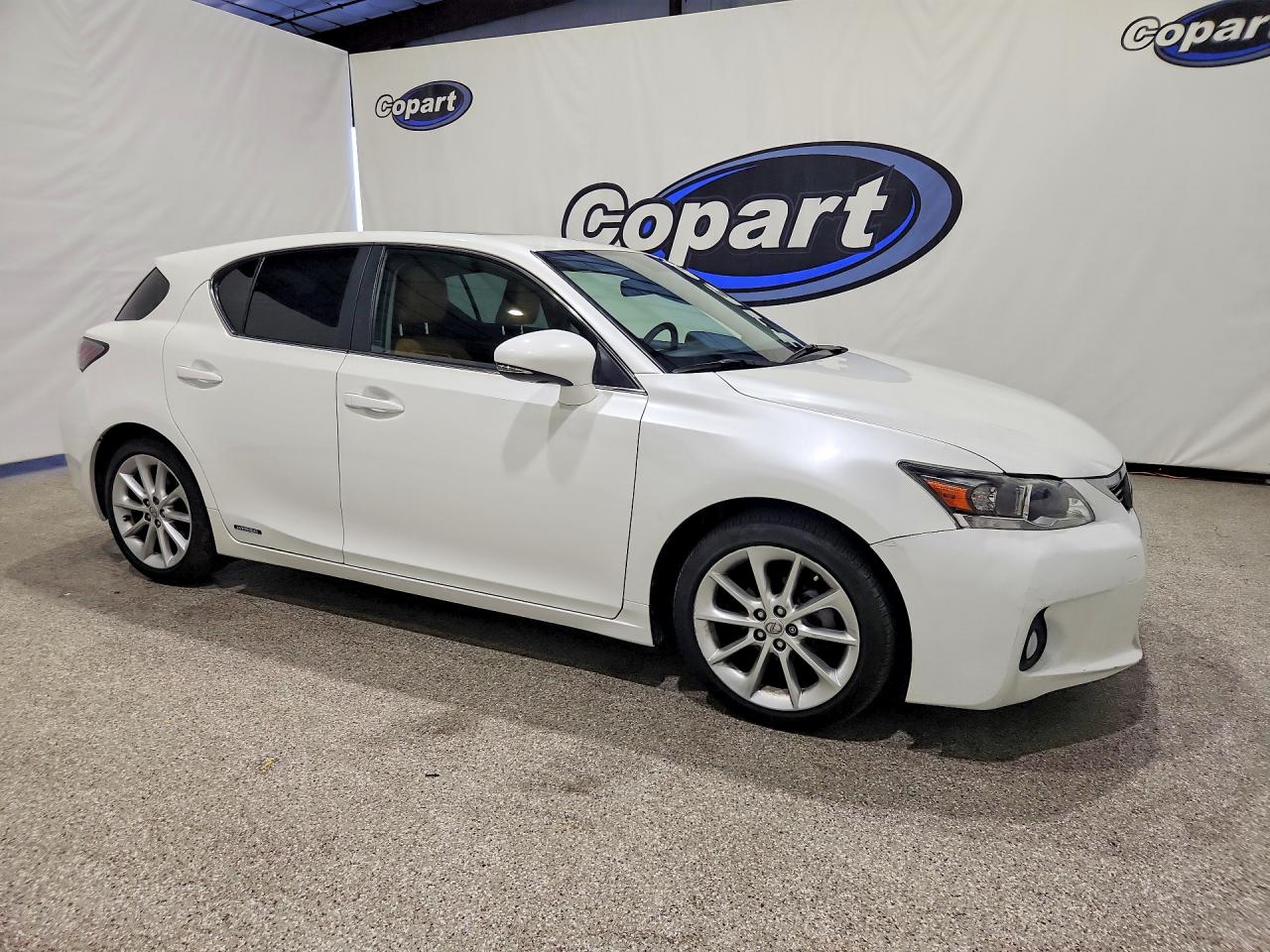2013 Lexus Ct 200 White vin: JTHKD5BH8D2125219