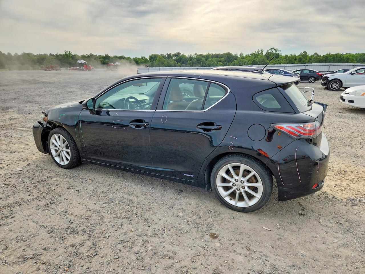 2013 Lexus Ct 200 Black vin: JTHKD5BH8D2131828