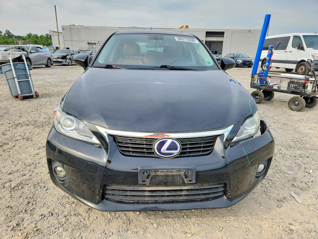 2013 Lexus Ct 200 Black vin: JTHKD5BH8D2131828