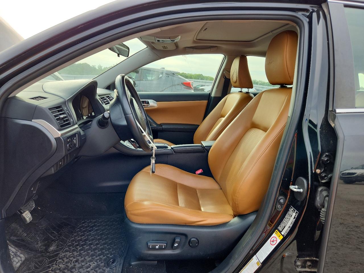 2013 Lexus Ct 200 Black vin: JTHKD5BH8D2131828