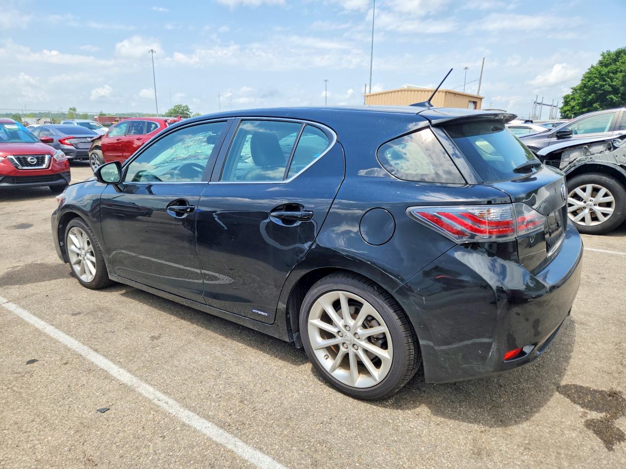 2013 Lexus Ct 200 Black vin: JTHKD5BH8D2149357