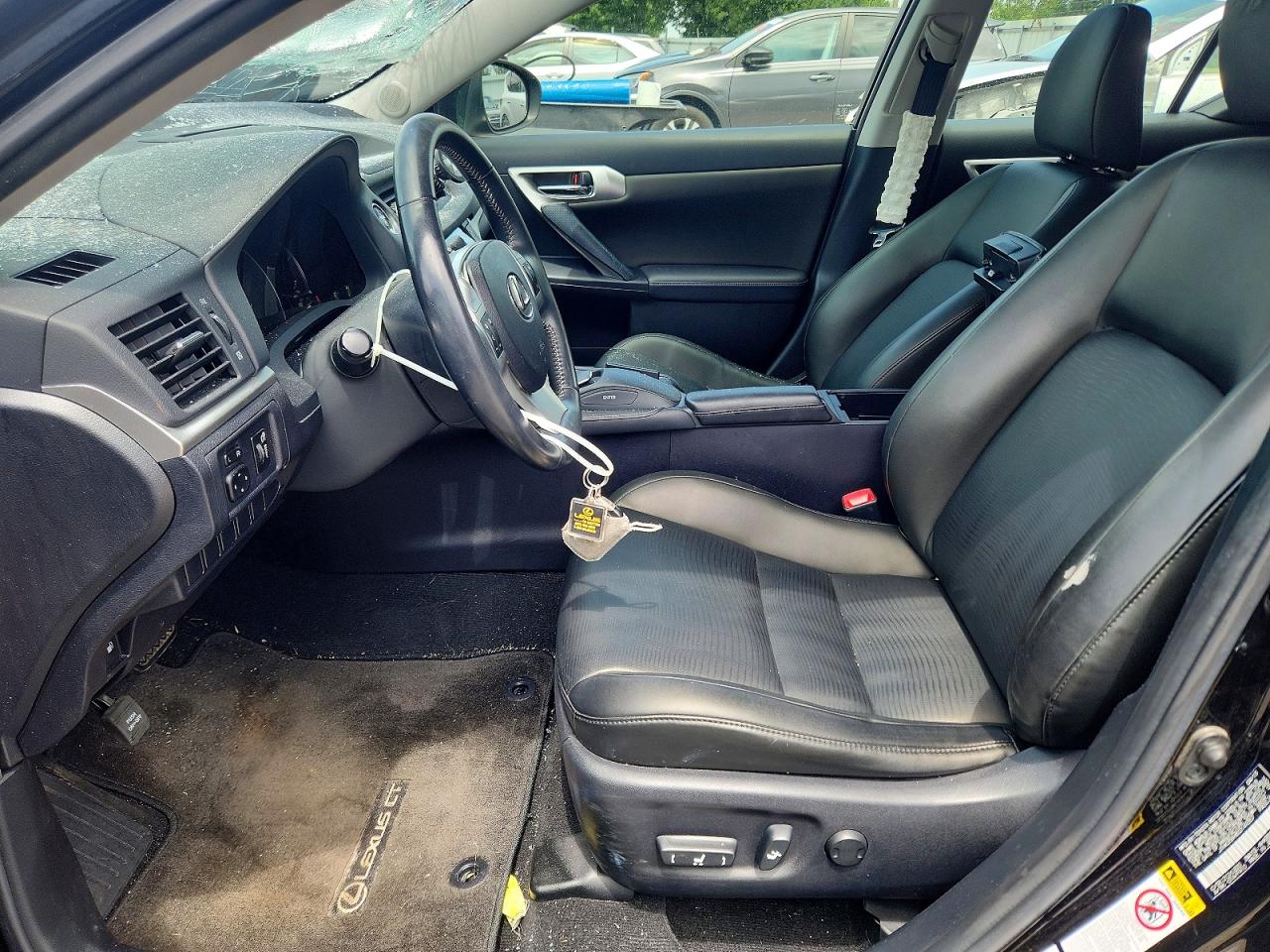2013 Lexus Ct 200 Black vin: JTHKD5BH8D2149357