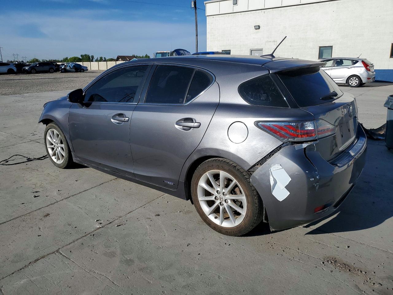 2013 Lexus Ct 200 Gray vin: JTHKD5BH8D2161783