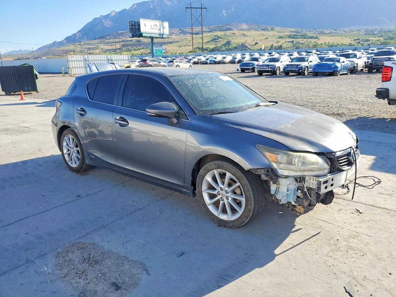 2013 Lexus Ct 200 Gray vin: JTHKD5BH8D2161783