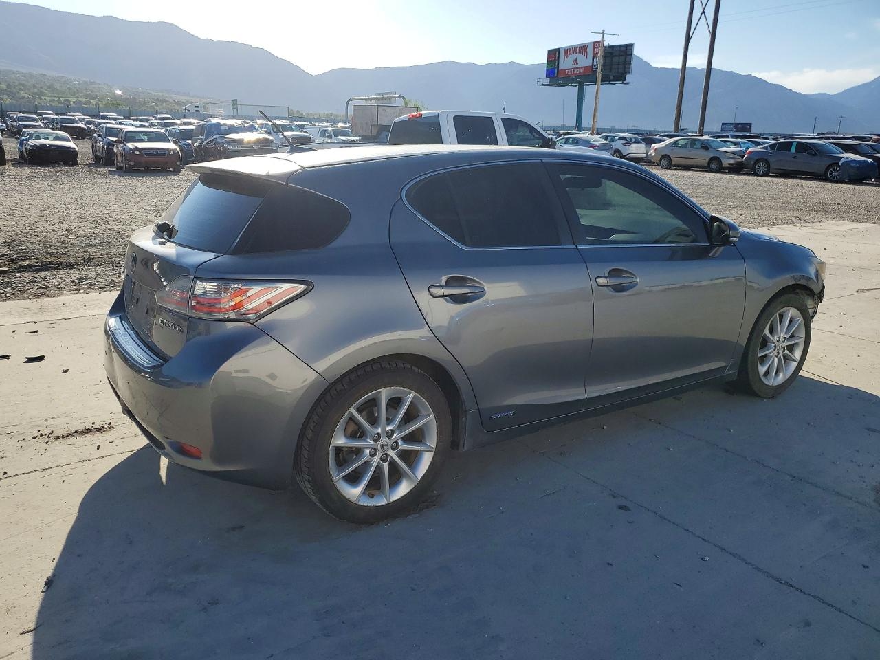 2013 Lexus Ct 200 Gray vin: JTHKD5BH8D2161783