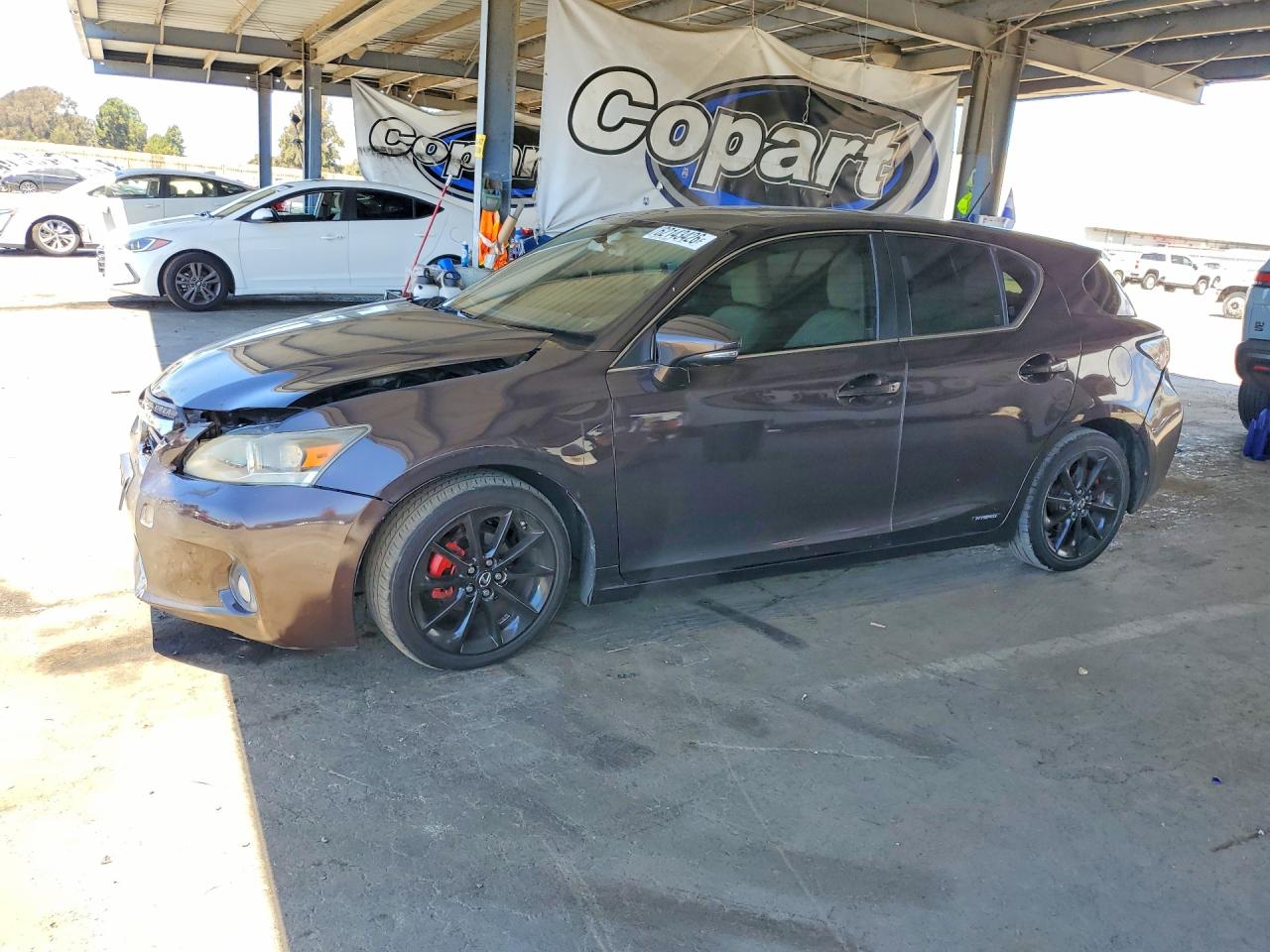2013 Lexus Ct 200 Brown vin: JTHKD5BH8D2164179