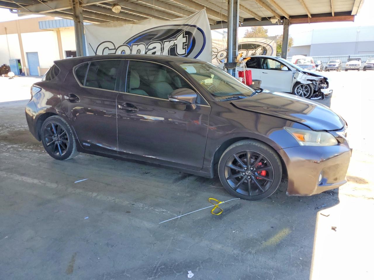 2013 Lexus Ct 200 Brown vin: JTHKD5BH8D2164179