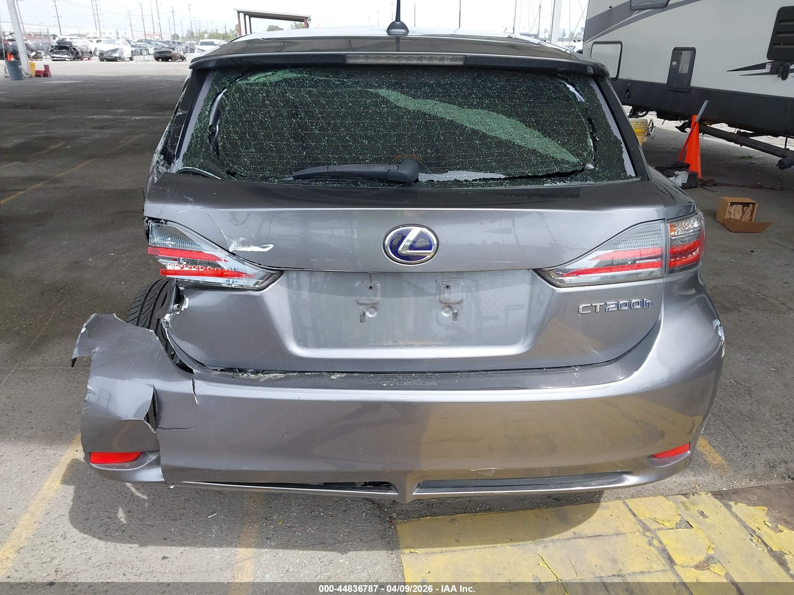 2013 Lexus Ct 200h   Серый vin: JTHKD5BH8D2171732