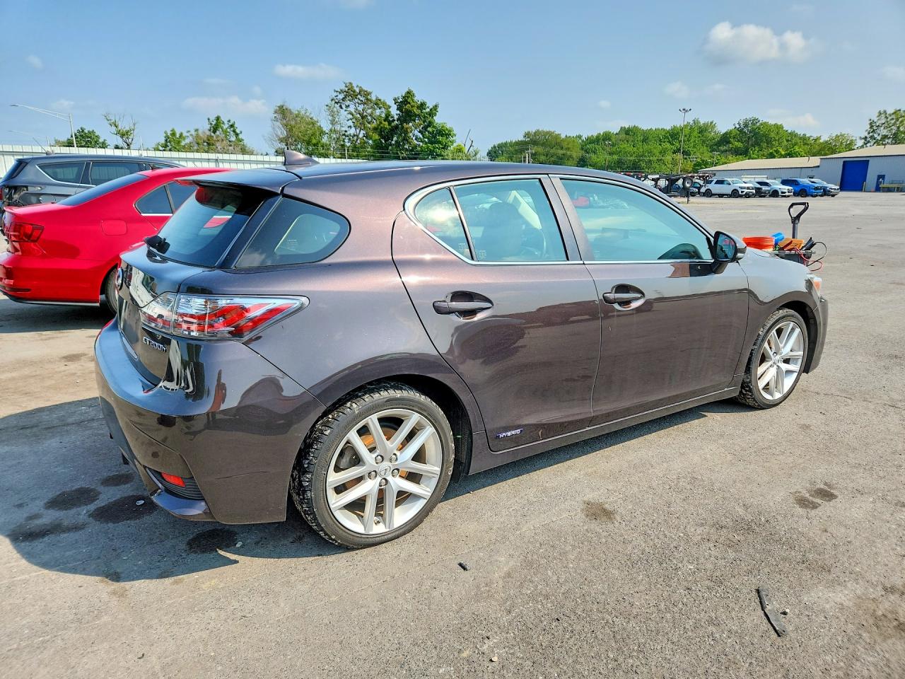 2014 Lexus Ct 200 Коричневый vin: JTHKD5BH8E2188144