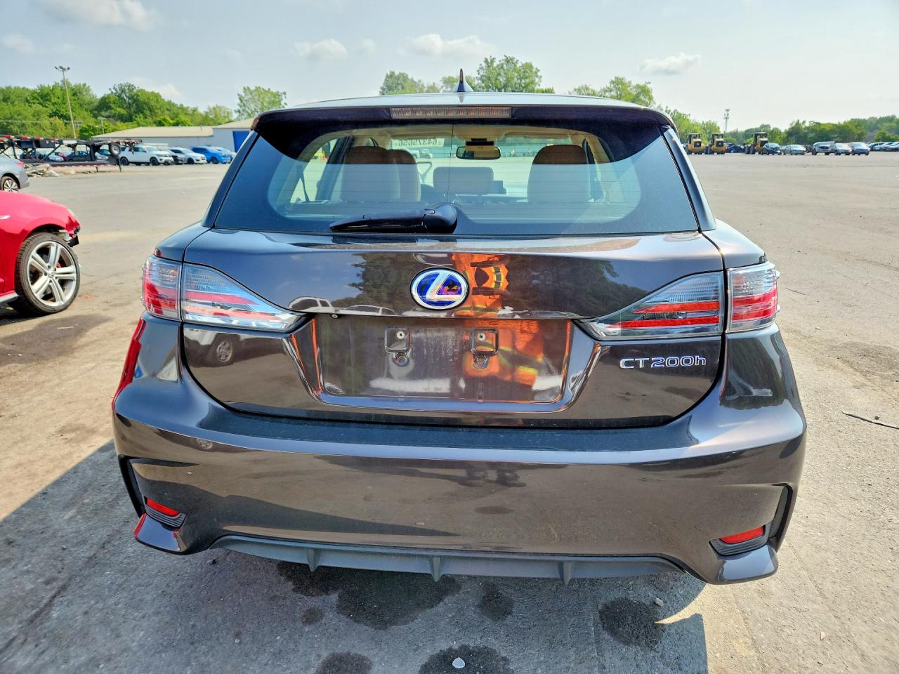 2014 Lexus Ct 200 Коричневый vin: JTHKD5BH8E2188144