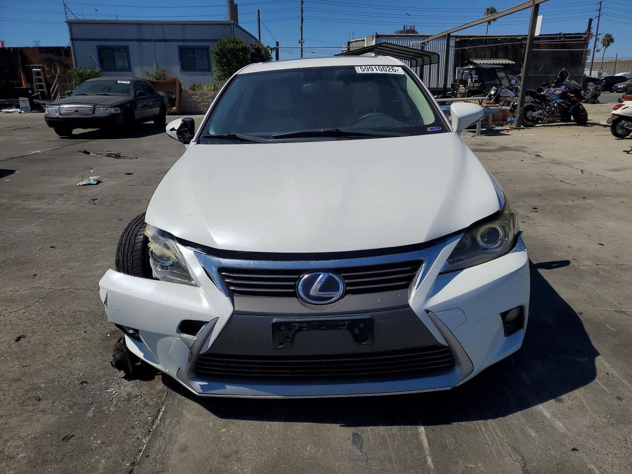 2014 Lexus Ct 200 White vin: JTHKD5BH8E2195899