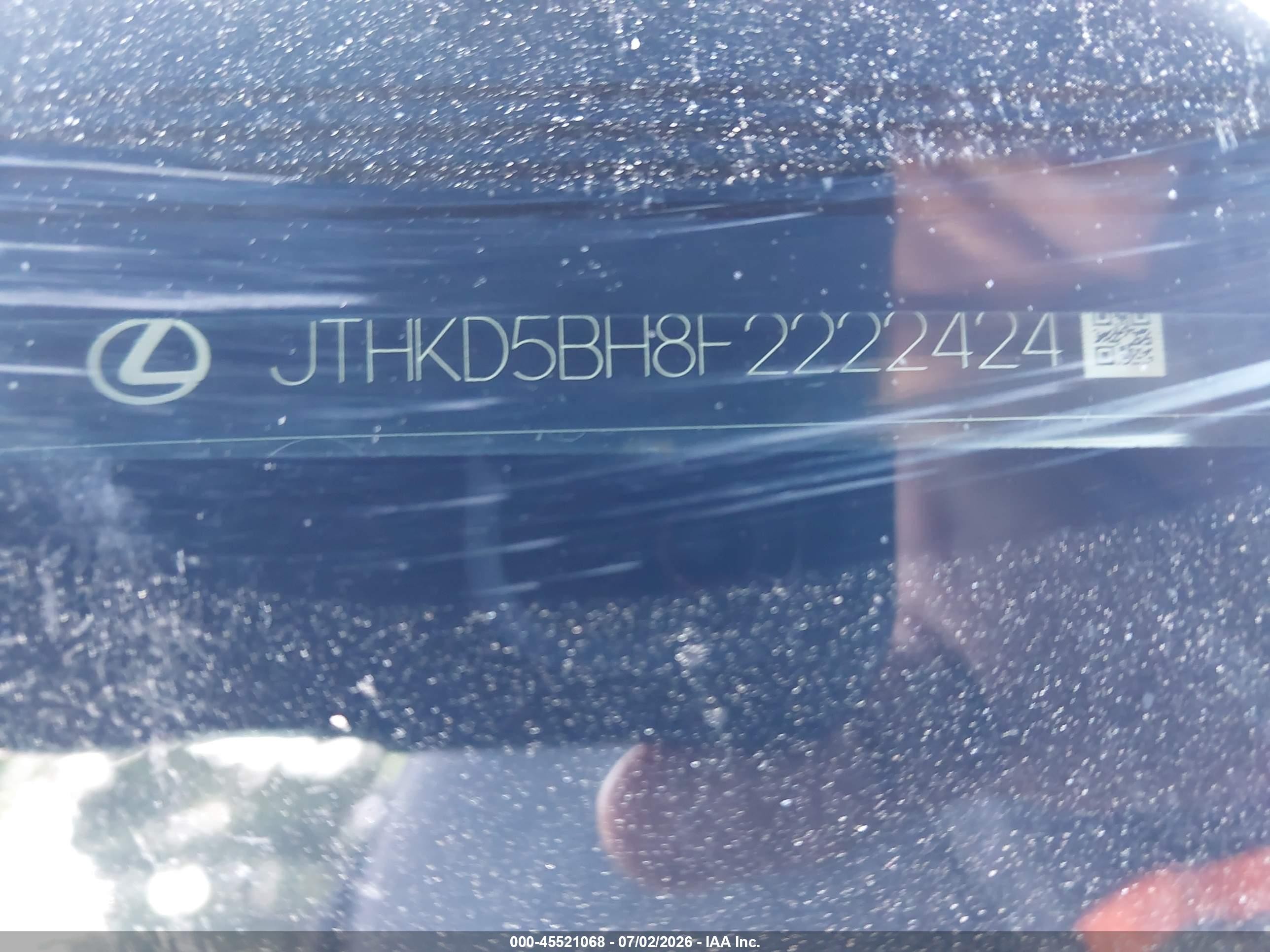 2015 Lexus Ct 200h   White vin: JTHKD5BH8F2222424