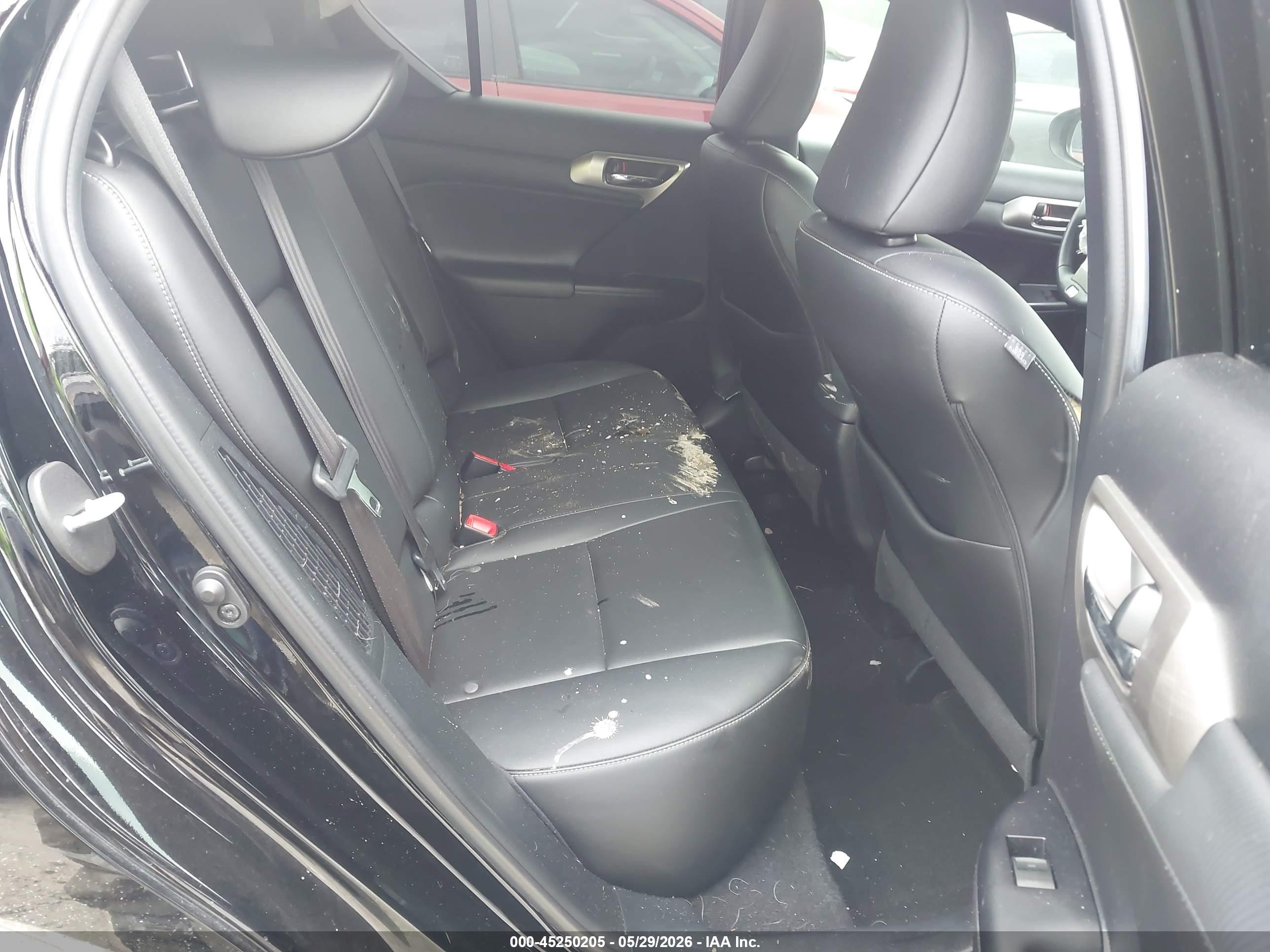 2015 Lexus Ct 200h   Black vin: JTHKD5BH8F2229096