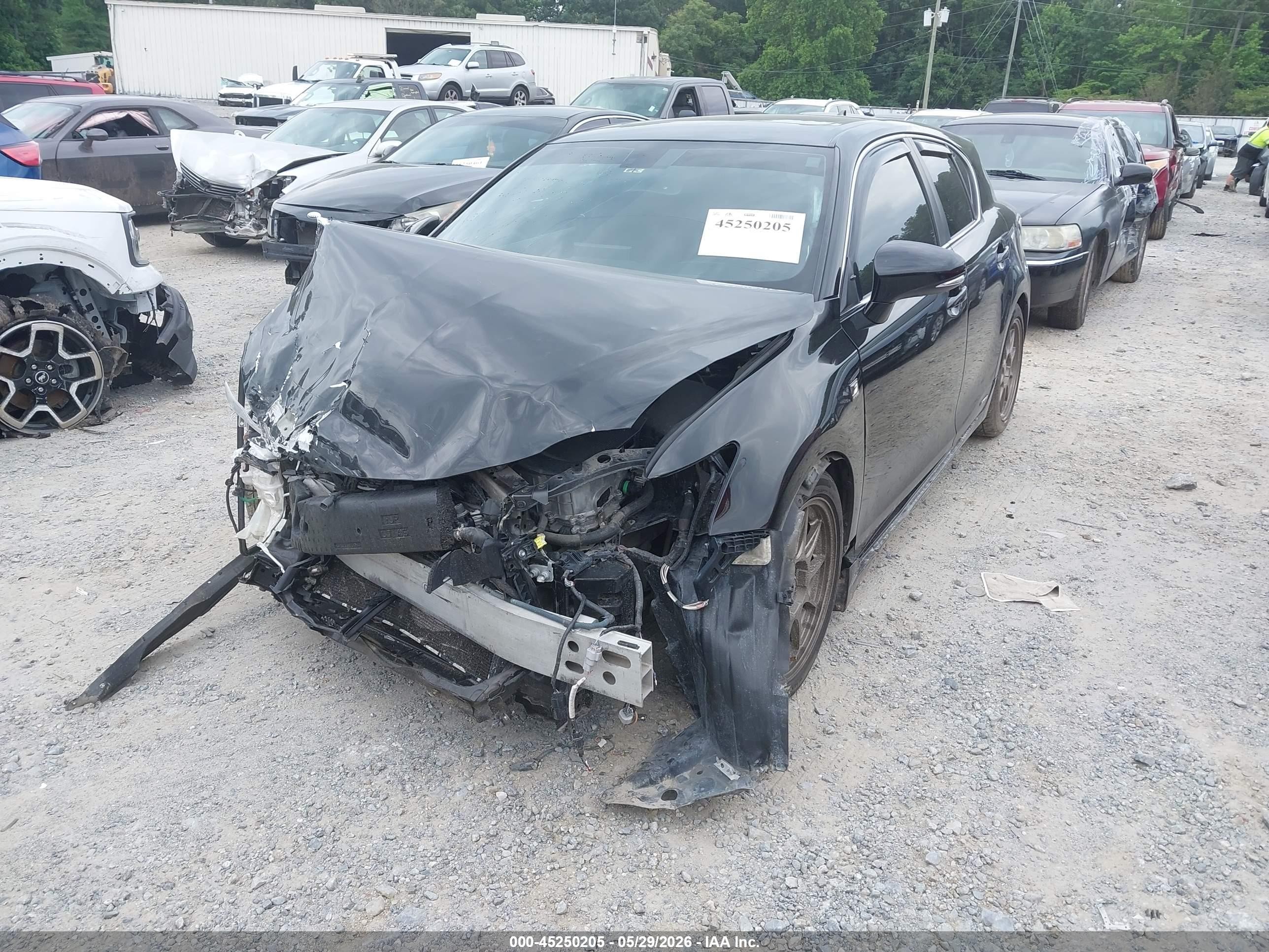 2015 Lexus Ct 200h   Black vin: JTHKD5BH8F2229096