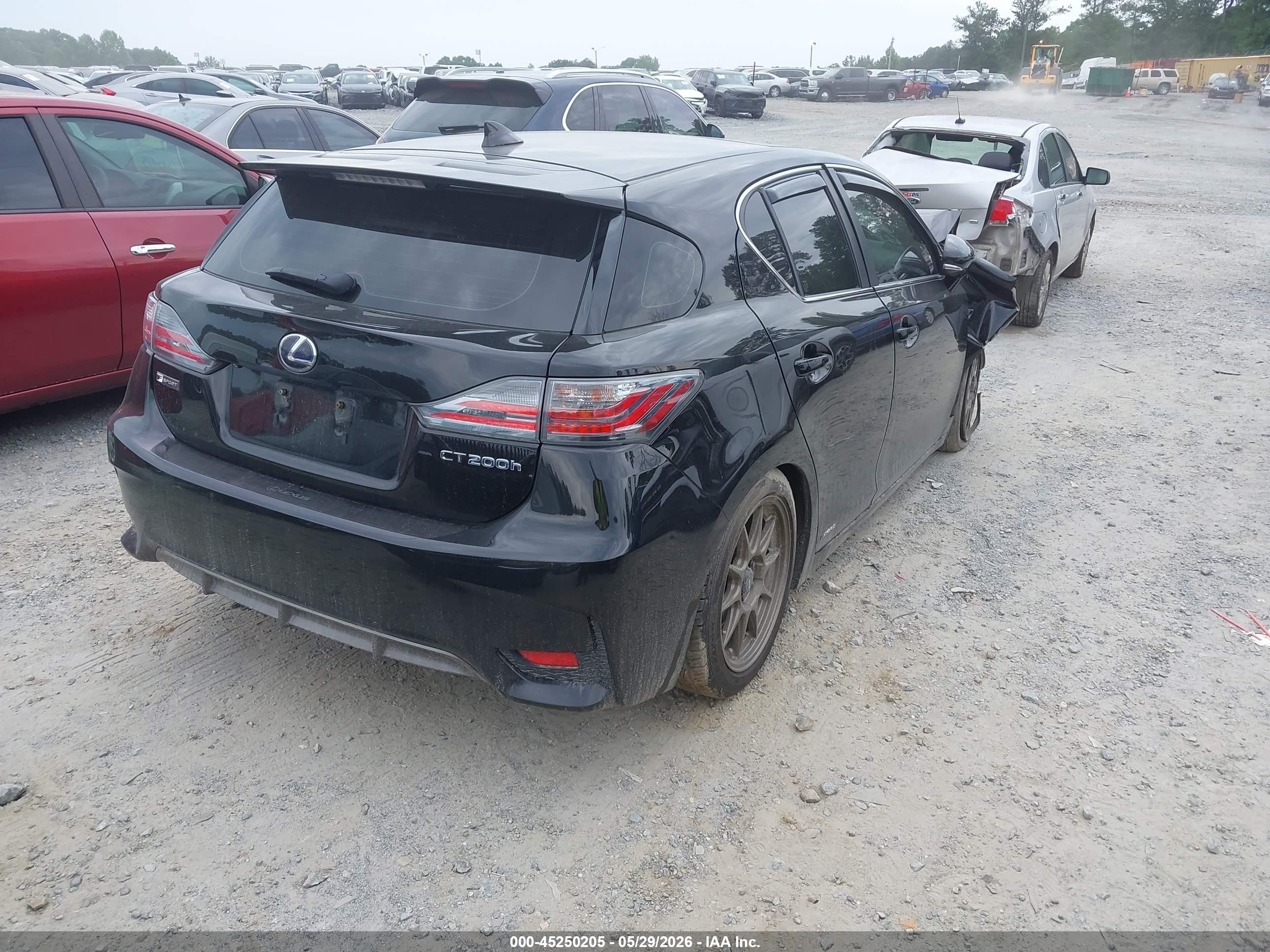 2015 Lexus Ct 200h   Black vin: JTHKD5BH8F2229096