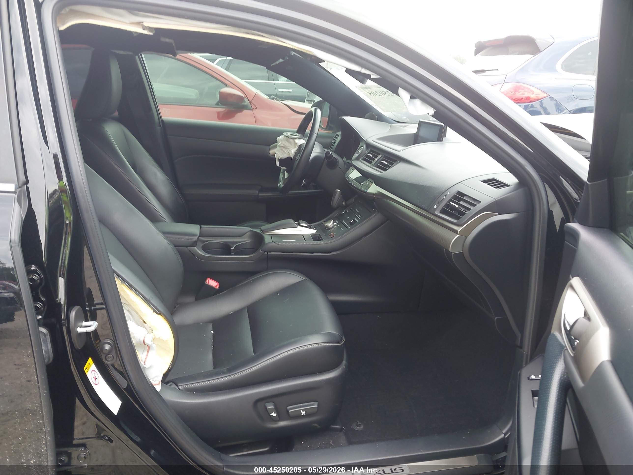 2015 Lexus Ct 200h   Black vin: JTHKD5BH8F2229096
