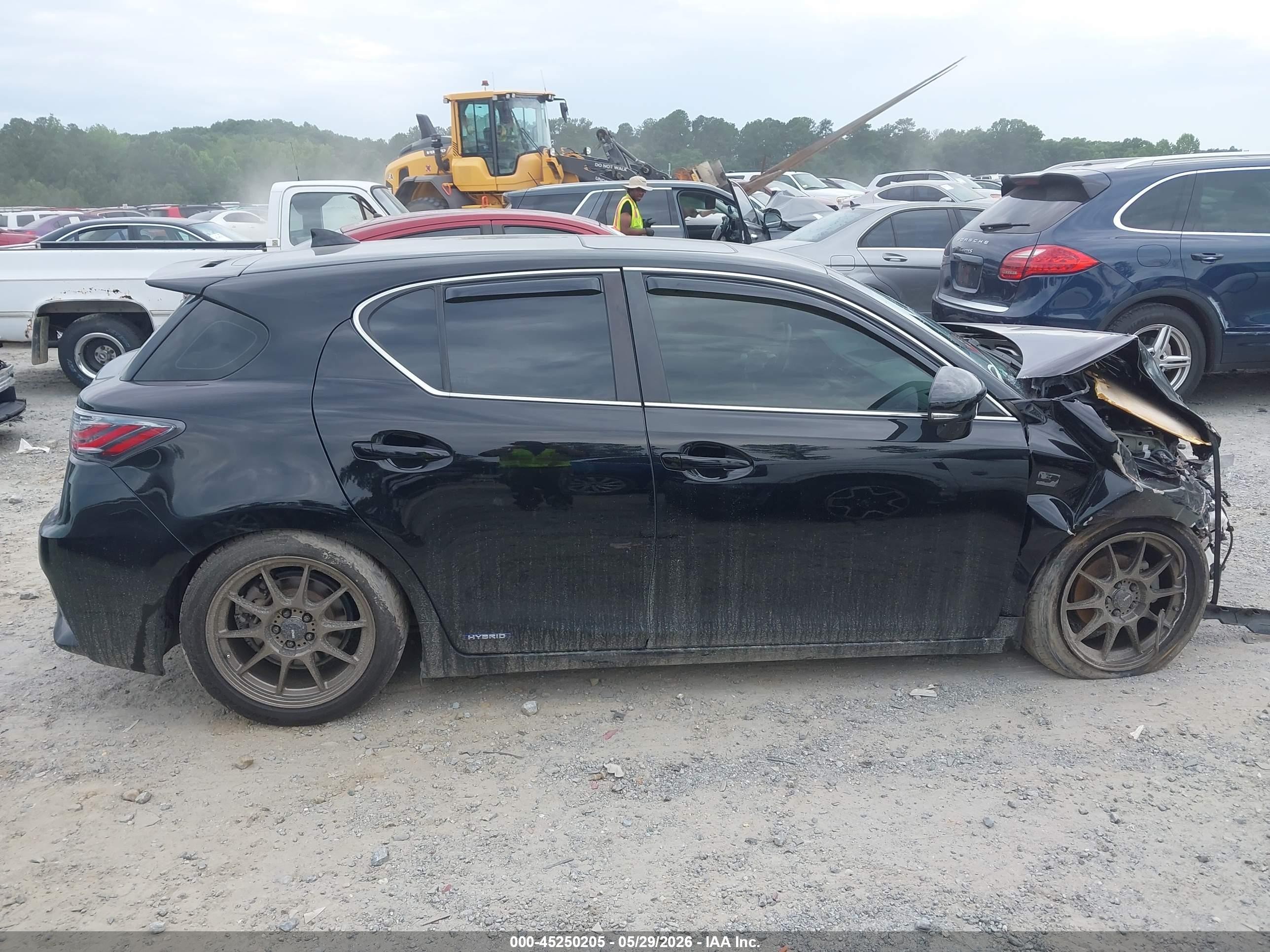 2015 Lexus Ct 200h   Black vin: JTHKD5BH8F2229096