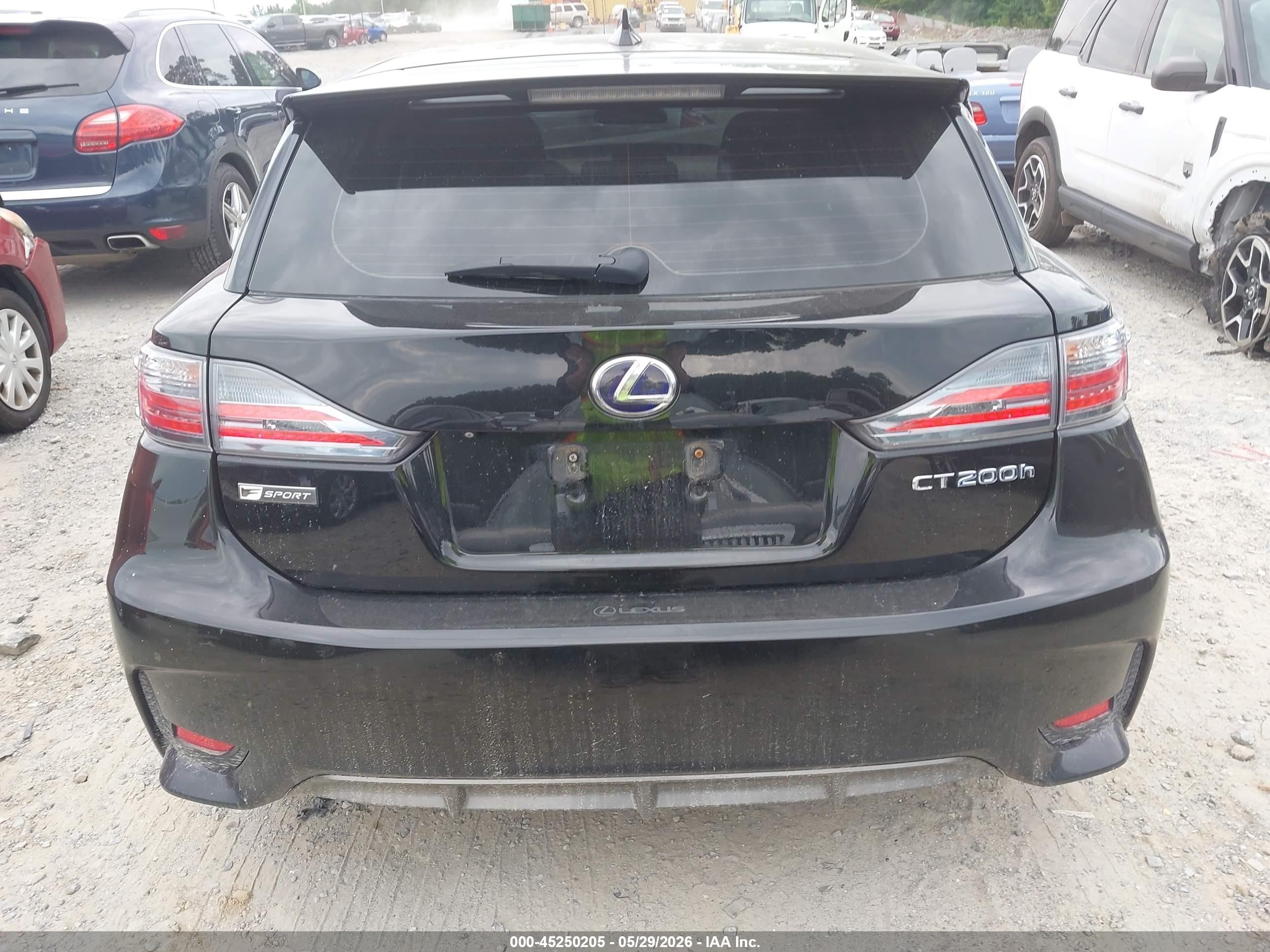 2015 Lexus Ct 200h   Black vin: JTHKD5BH8F2229096