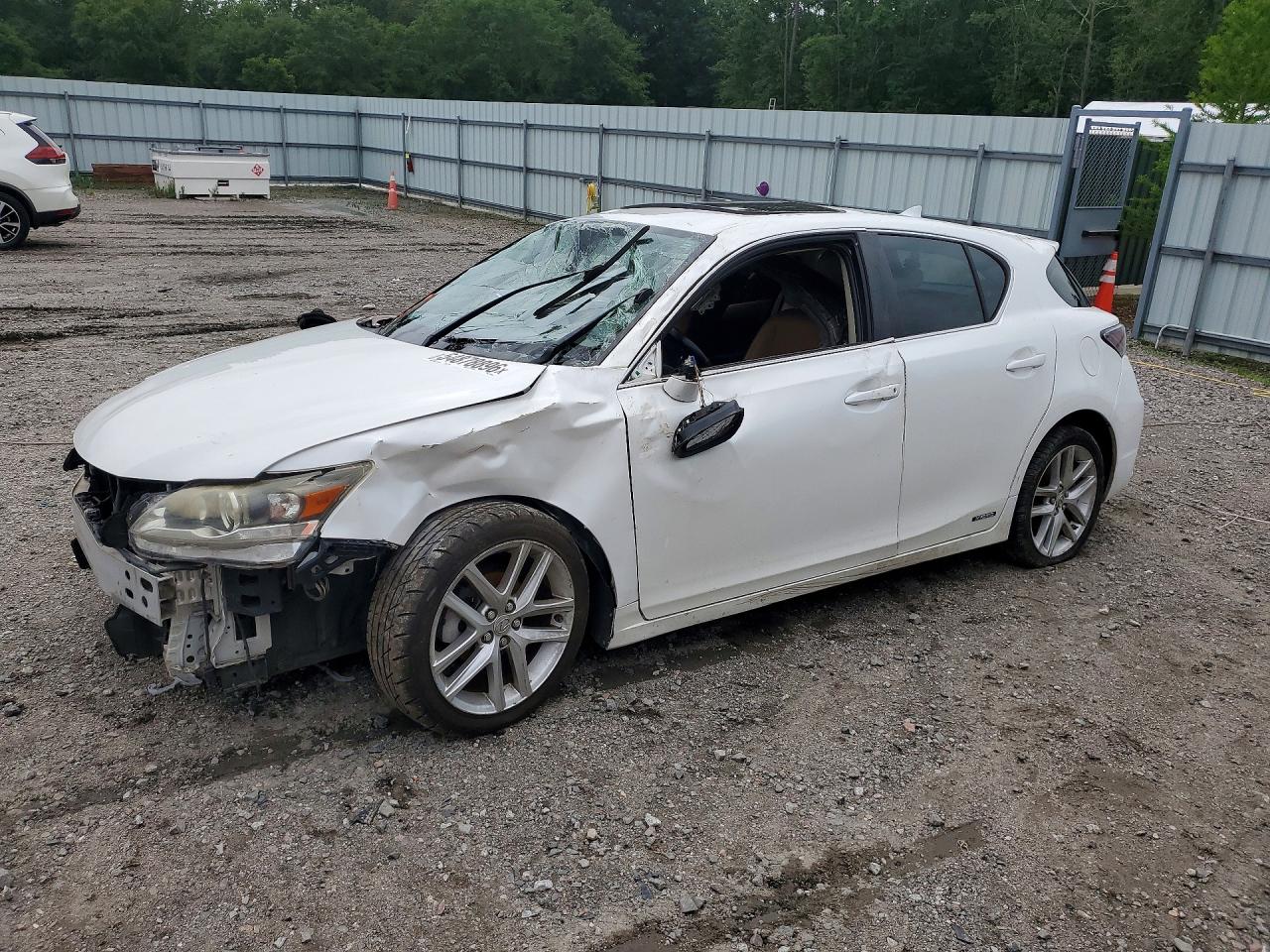 2015 Lexus Ct 200 Белый vin: JTHKD5BH8F2229728