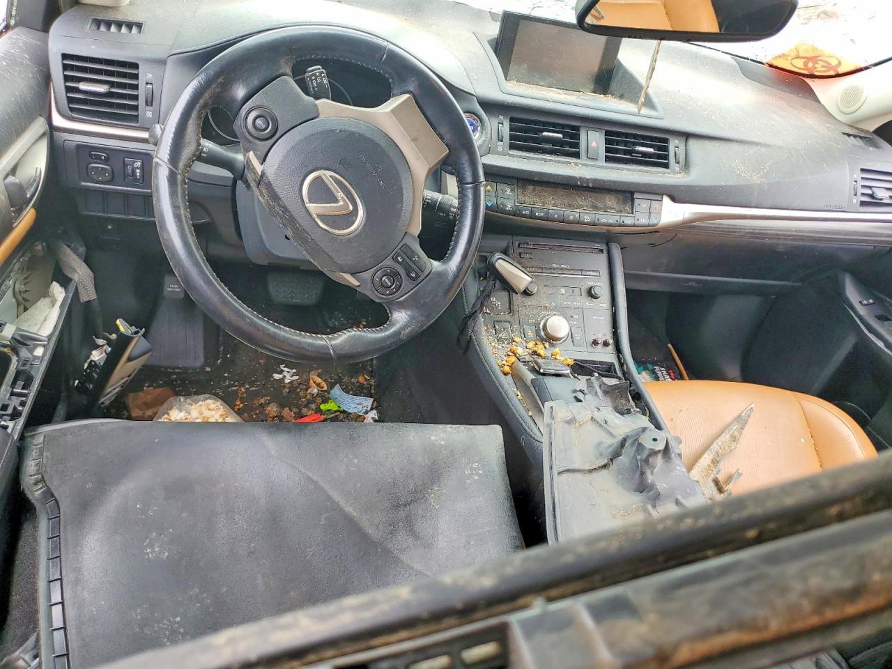2015 Lexus Ct 200 Белый vin: JTHKD5BH8F2229728
