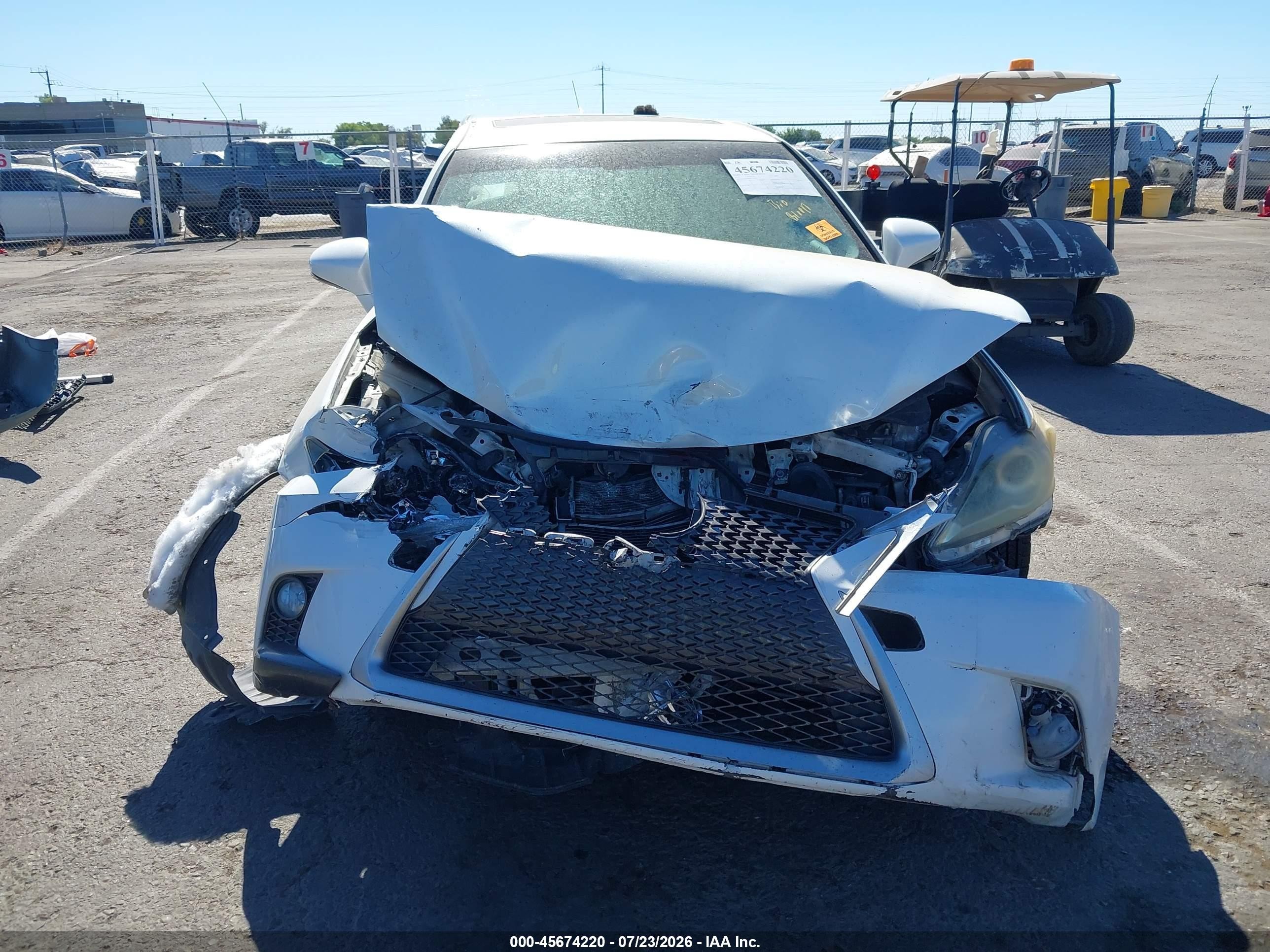2015 Lexus Ct 200h White vin: JTHKD5BH8F2238204