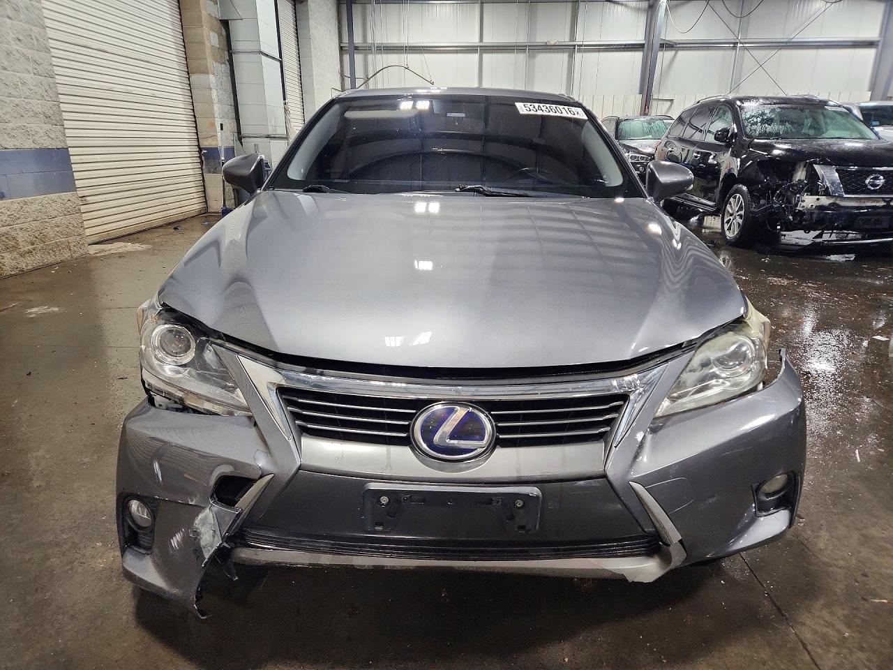 2015 Lexus Ct 200 Gray vin: JTHKD5BH8F2247663