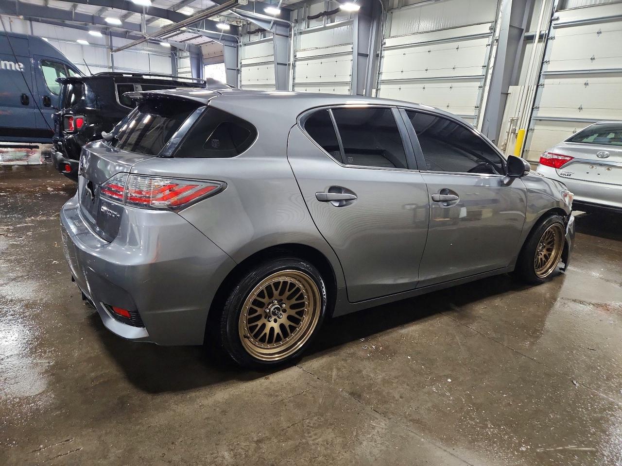 2015 Lexus Ct 200 Gray vin: JTHKD5BH8F2247663