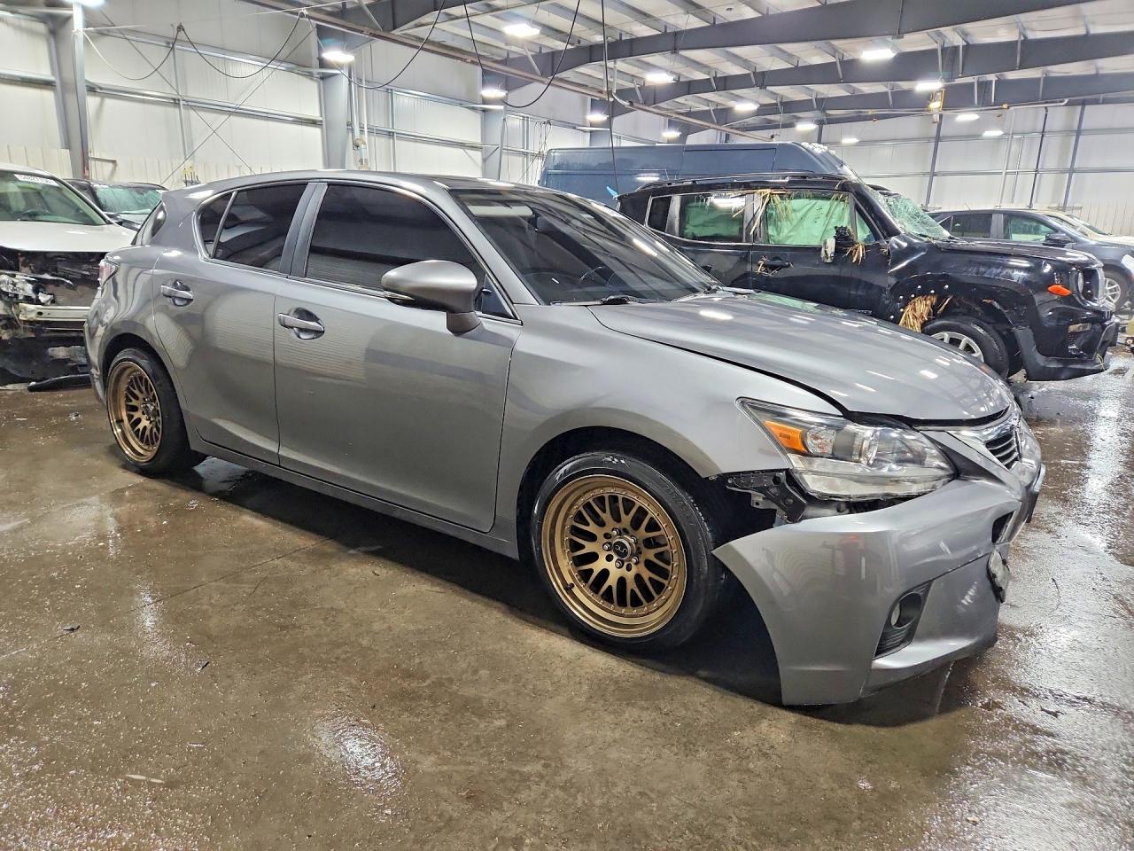 2015 Lexus Ct 200 Gray vin: JTHKD5BH8F2247663