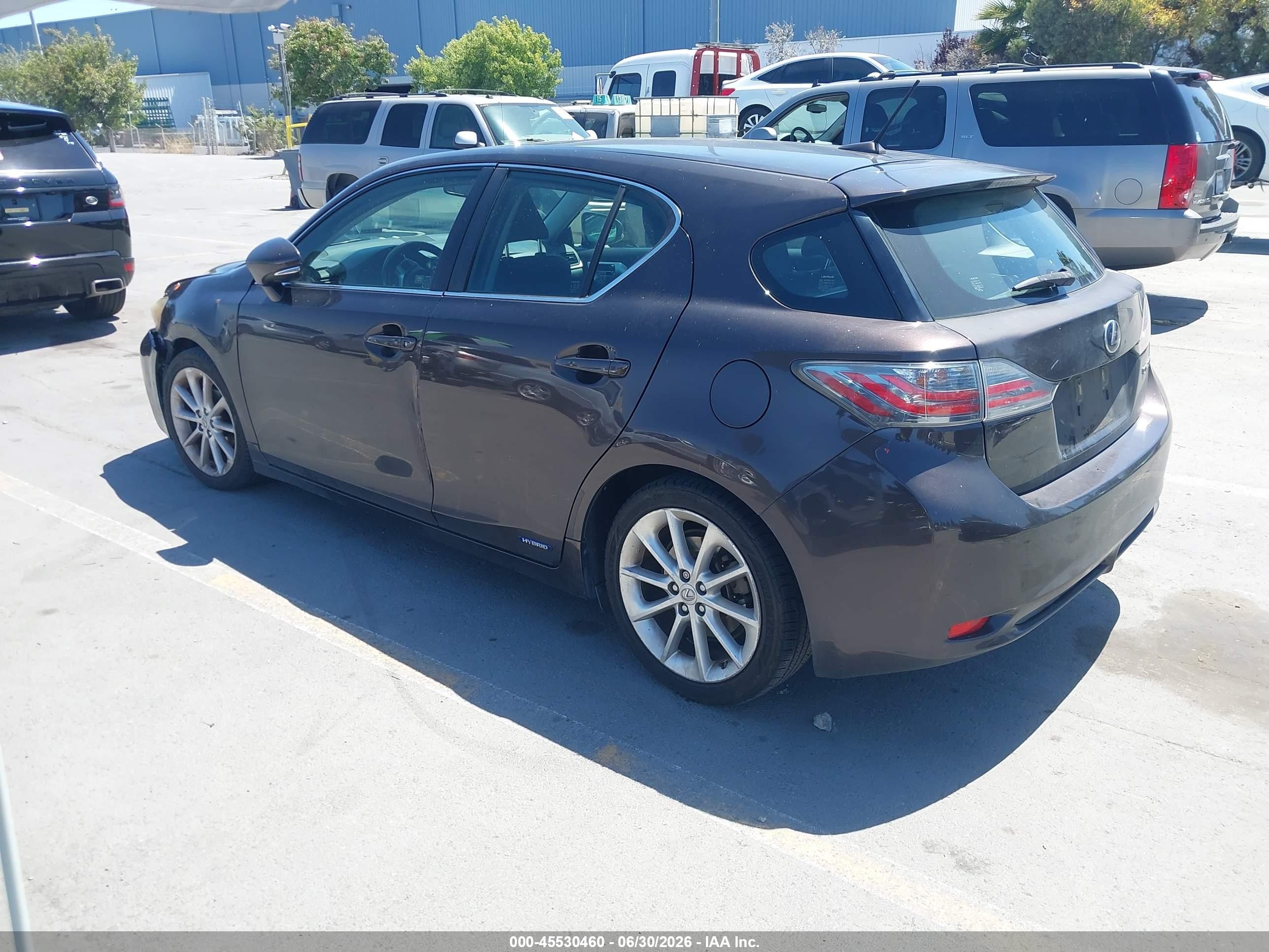 2011 Lexus Ct 200h Premium Dark Brown vin: JTHKD5BH9B2006012