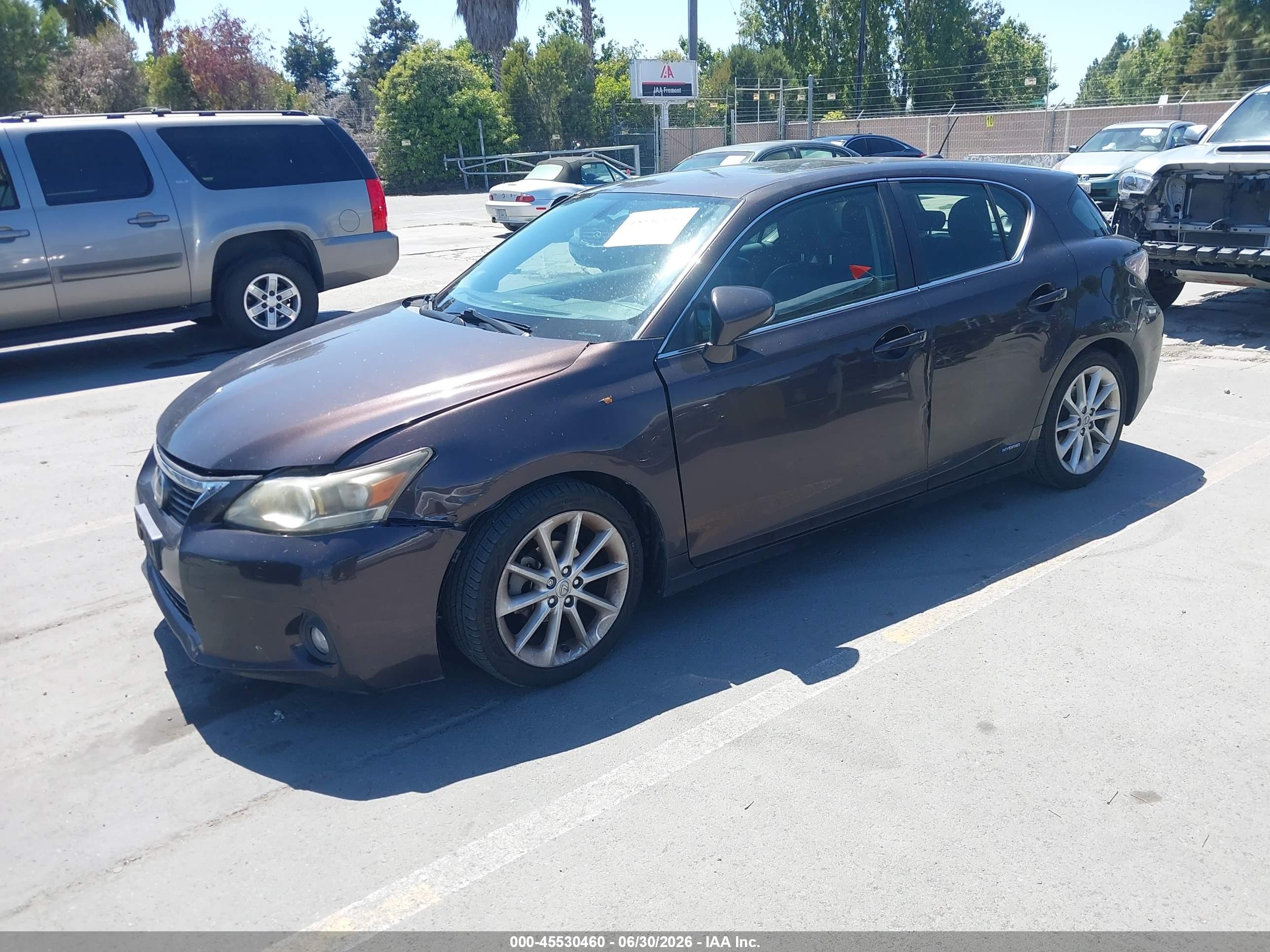 2011 Lexus Ct 200h Premium Dark Brown vin: JTHKD5BH9B2006012