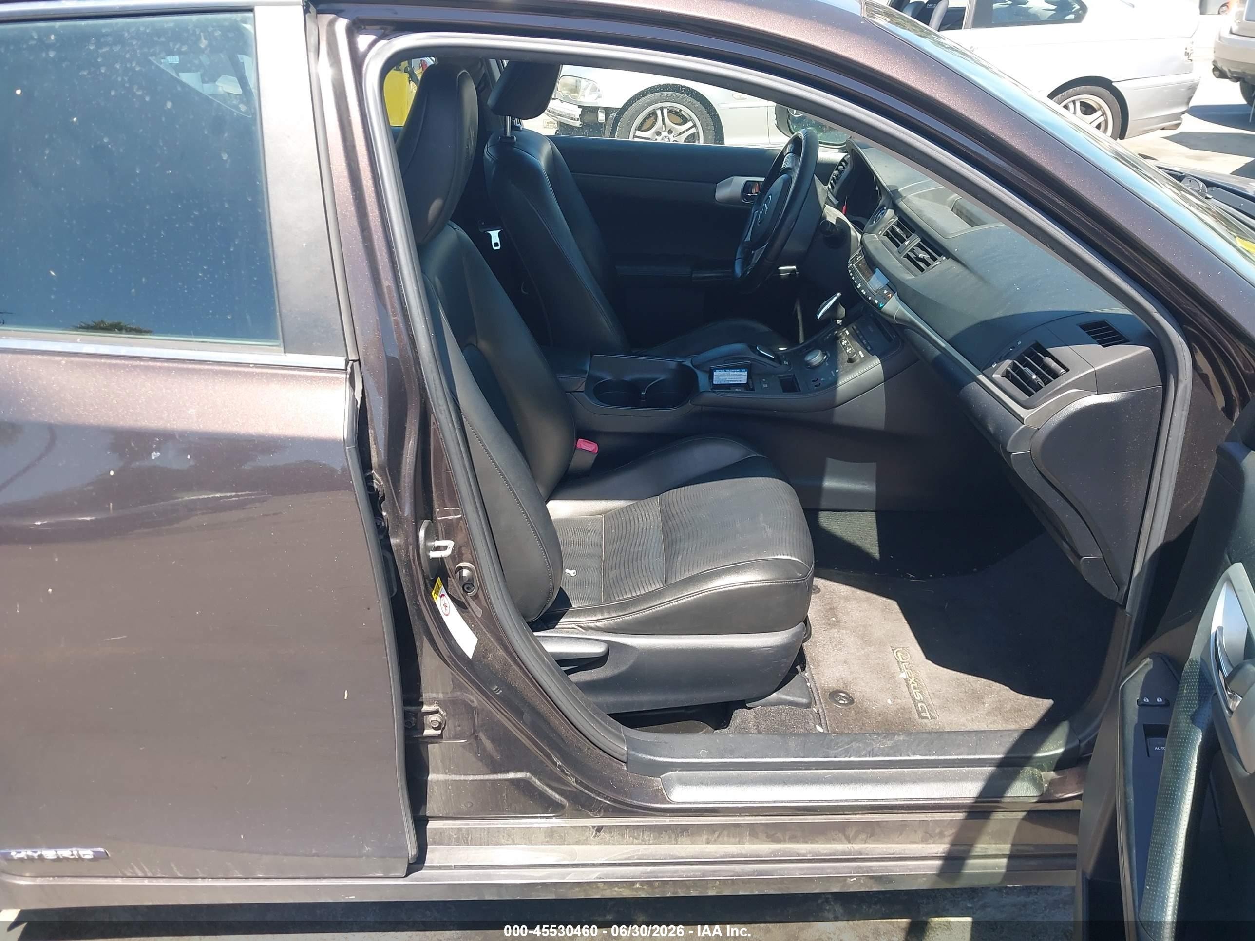 2011 Lexus Ct 200h Premium Dark Brown vin: JTHKD5BH9B2006012