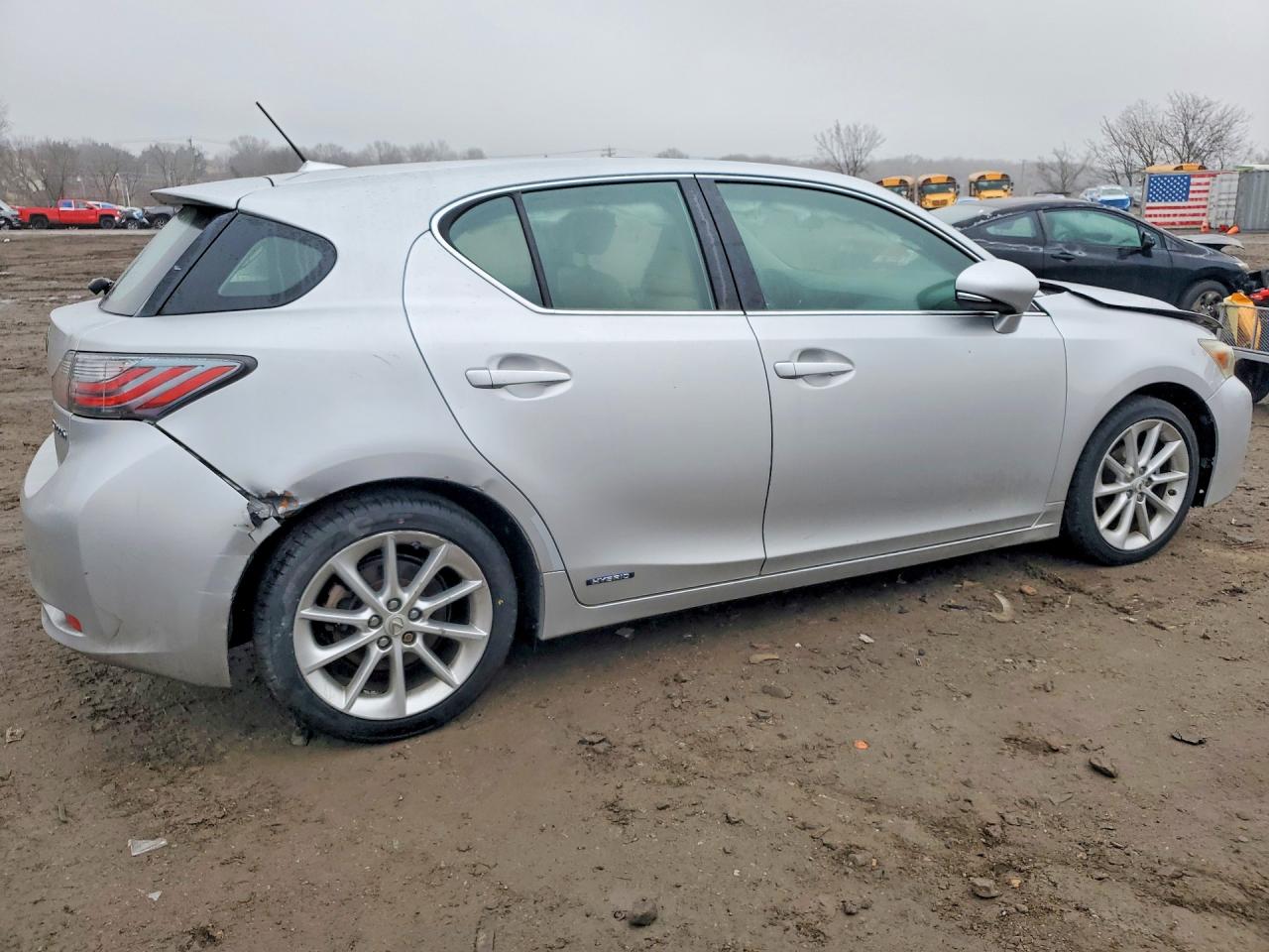 2011 Lexus Ct 200 Silver vin: JTHKD5BH9B2010609