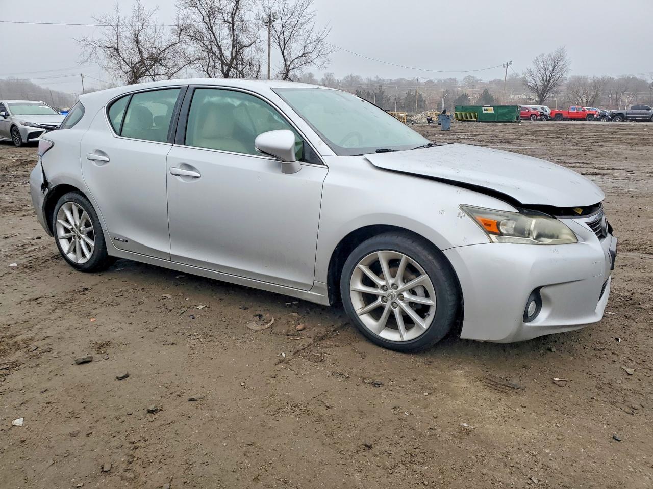 2011 Lexus Ct 200 Silver vin: JTHKD5BH9B2010609