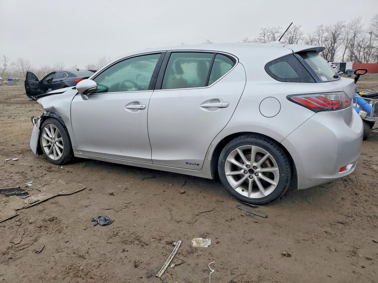 2011 Lexus Ct 200 Silver vin: JTHKD5BH9B2010609