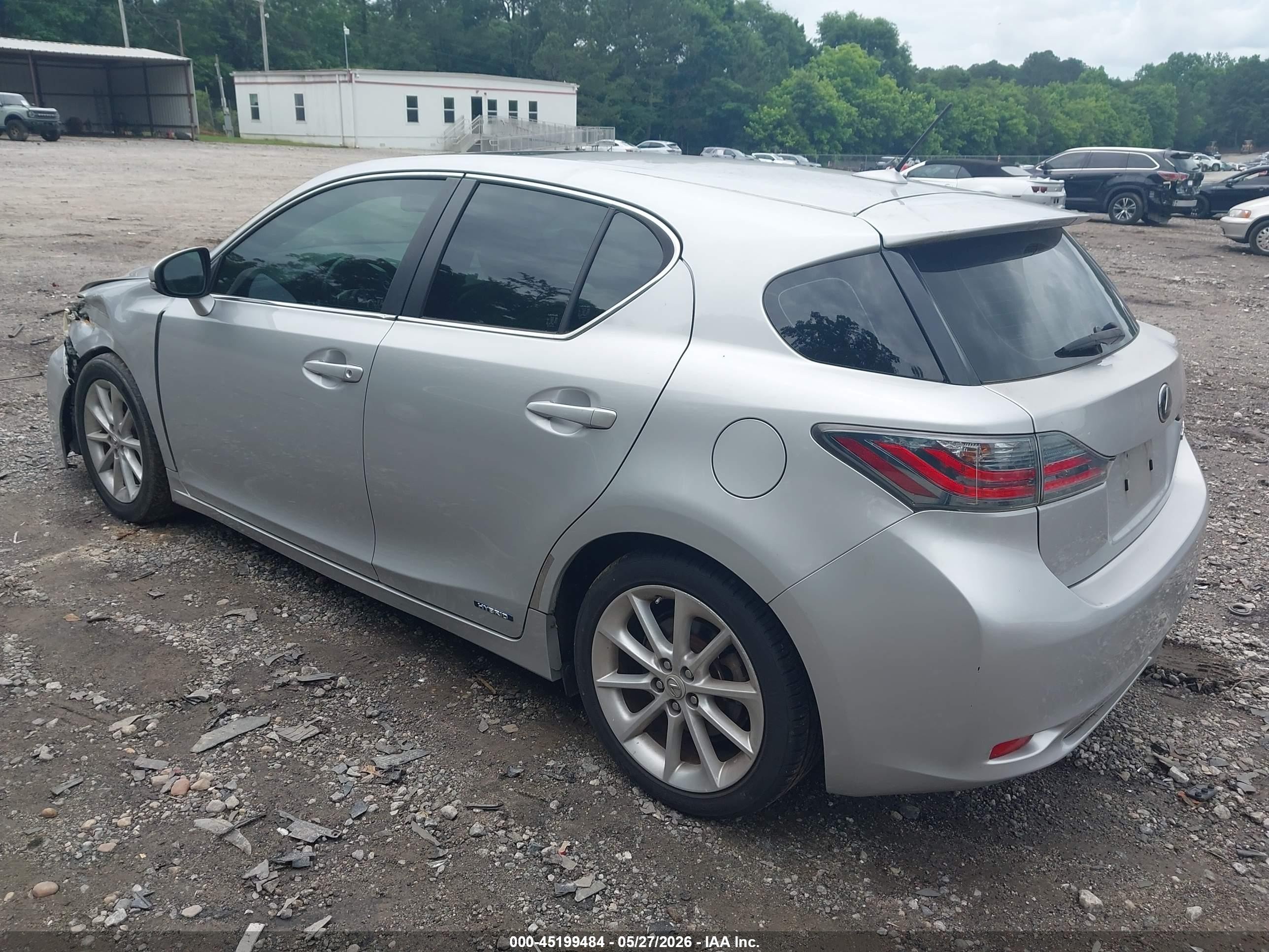 2011 Lexus Ct 200h Premium Серебряный vin: JTHKD5BH9B2015132