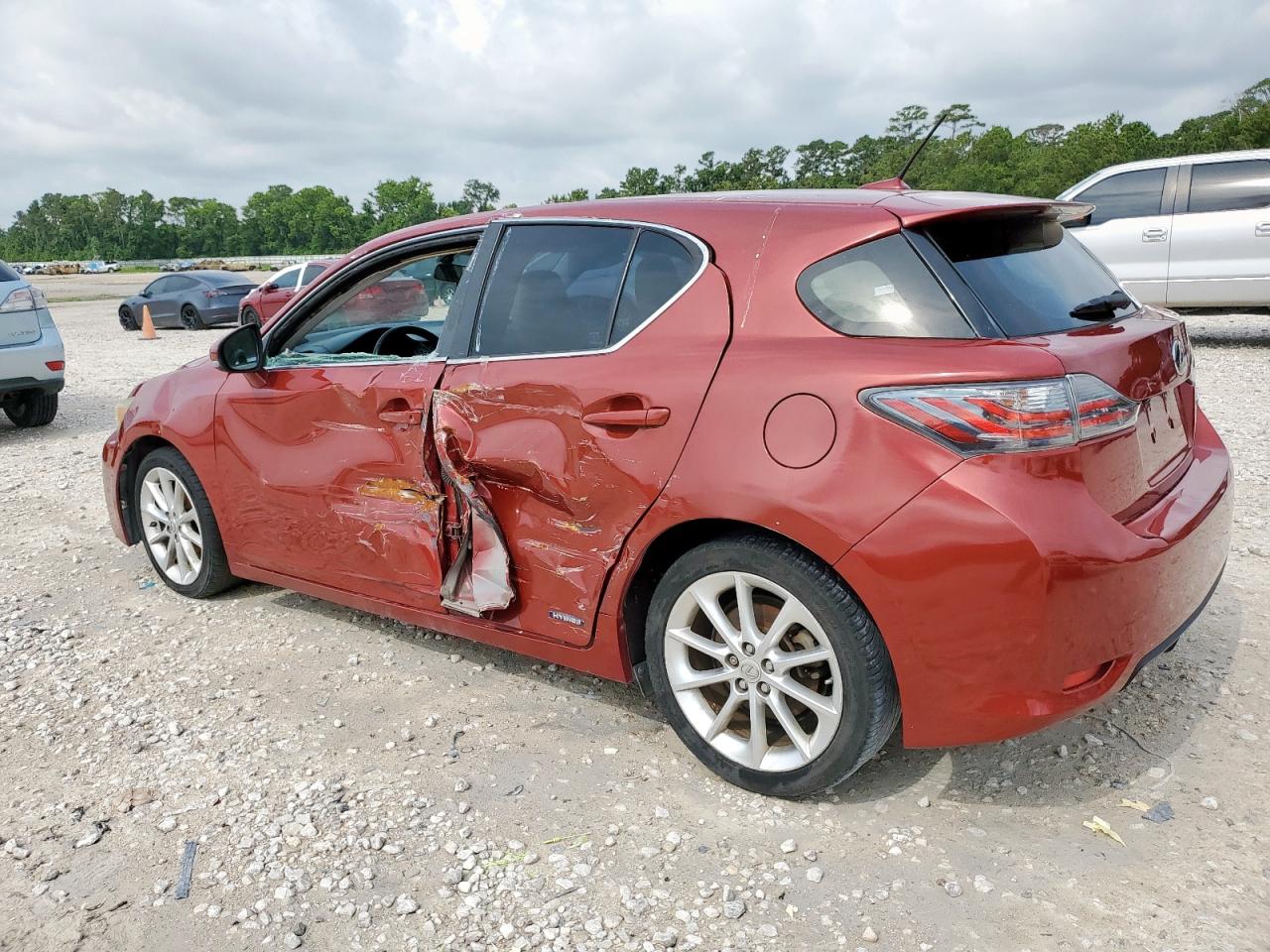 2011 Lexus Ct 200 Темно-бордовый vin: JTHKD5BH9B2016202
