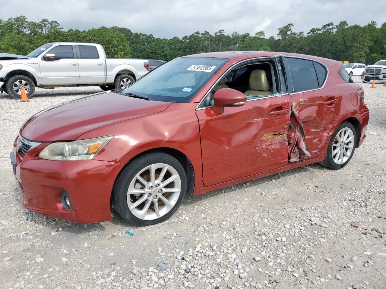 2011 Lexus Ct 200 Темно-бордовый vin: JTHKD5BH9B2016202
