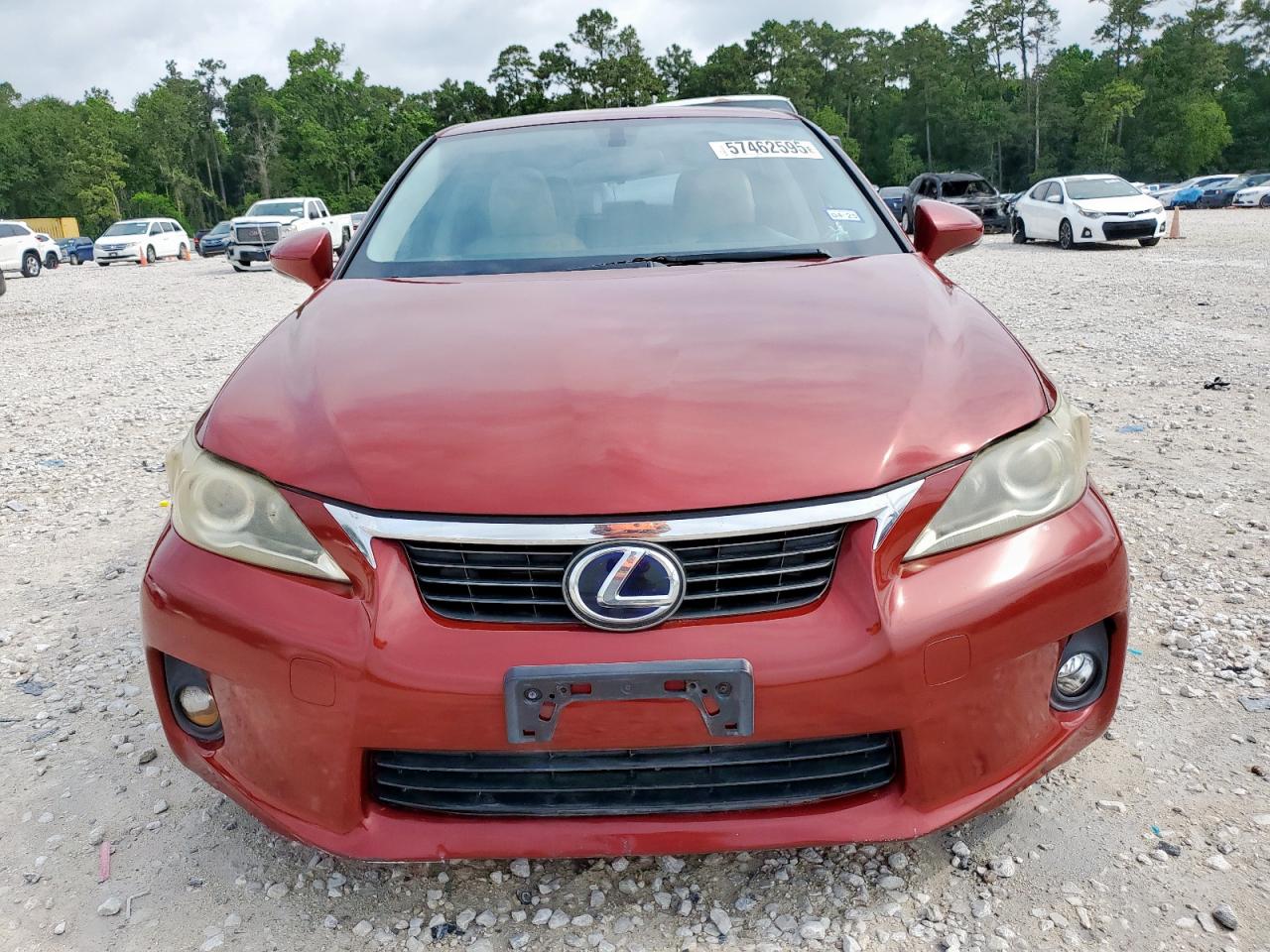 2011 Lexus Ct 200 Темно-бордовый vin: JTHKD5BH9B2016202