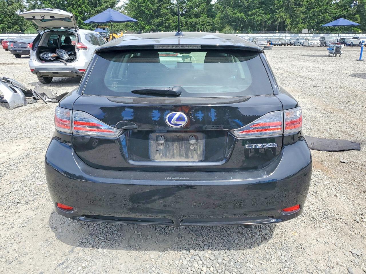 2011 Lexus Ct 200 Black vin: JTHKD5BH9B2028947