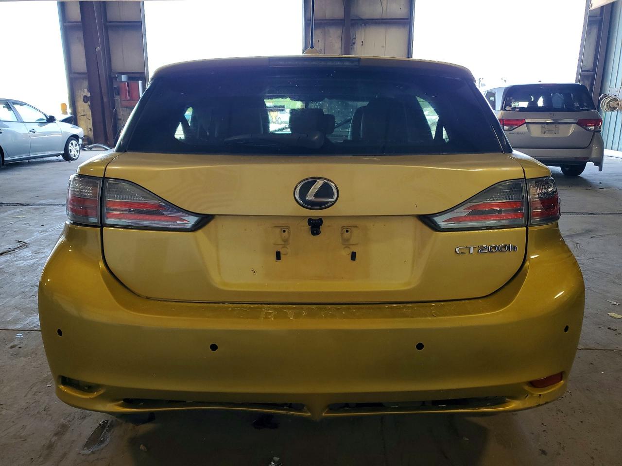 2011 Lexus Ct 200 Yellow vin: JTHKD5BH9B2030889