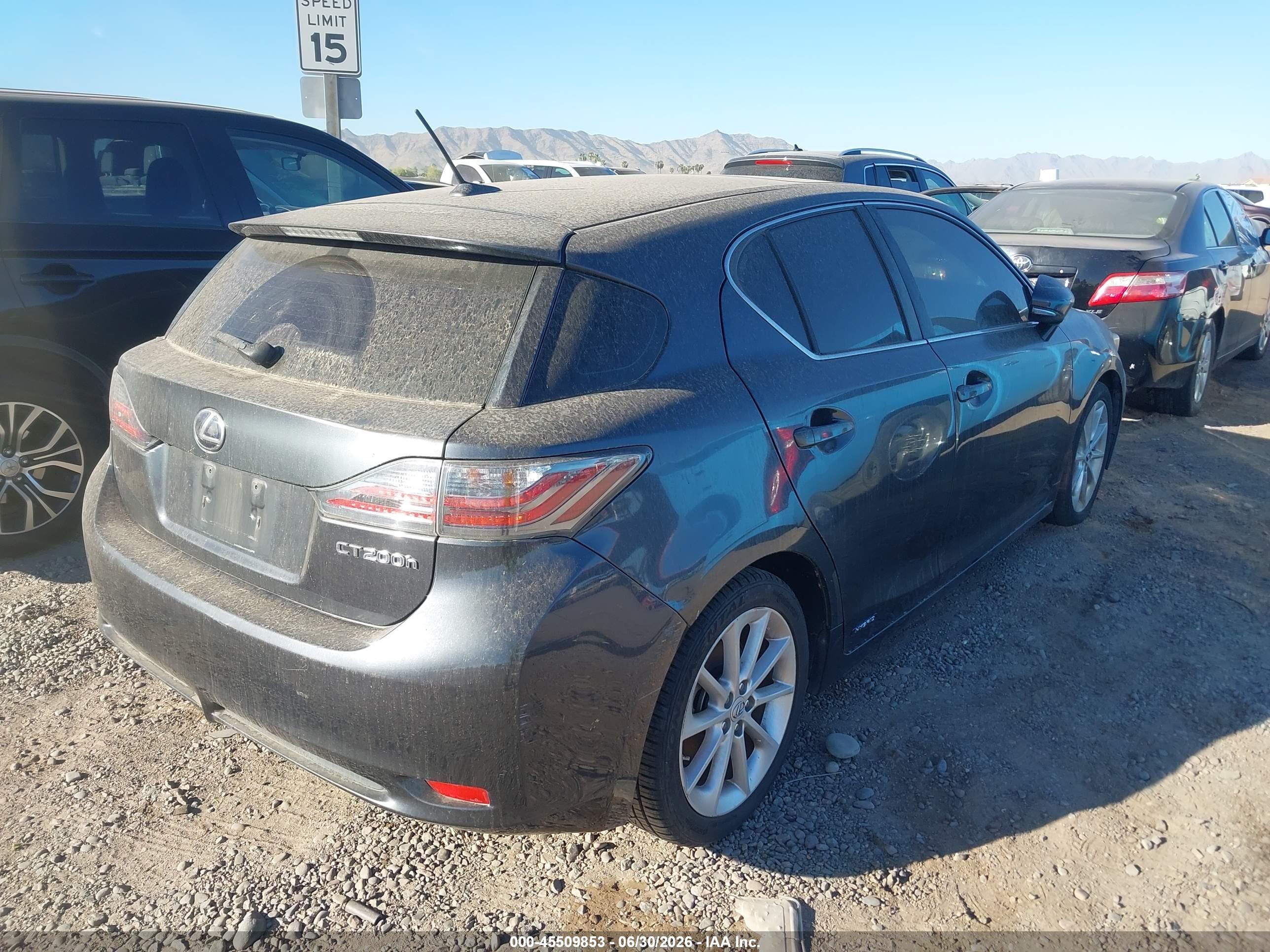 2011 Lexus Ct 200h Premium Black vin: JTHKD5BH9B2031105