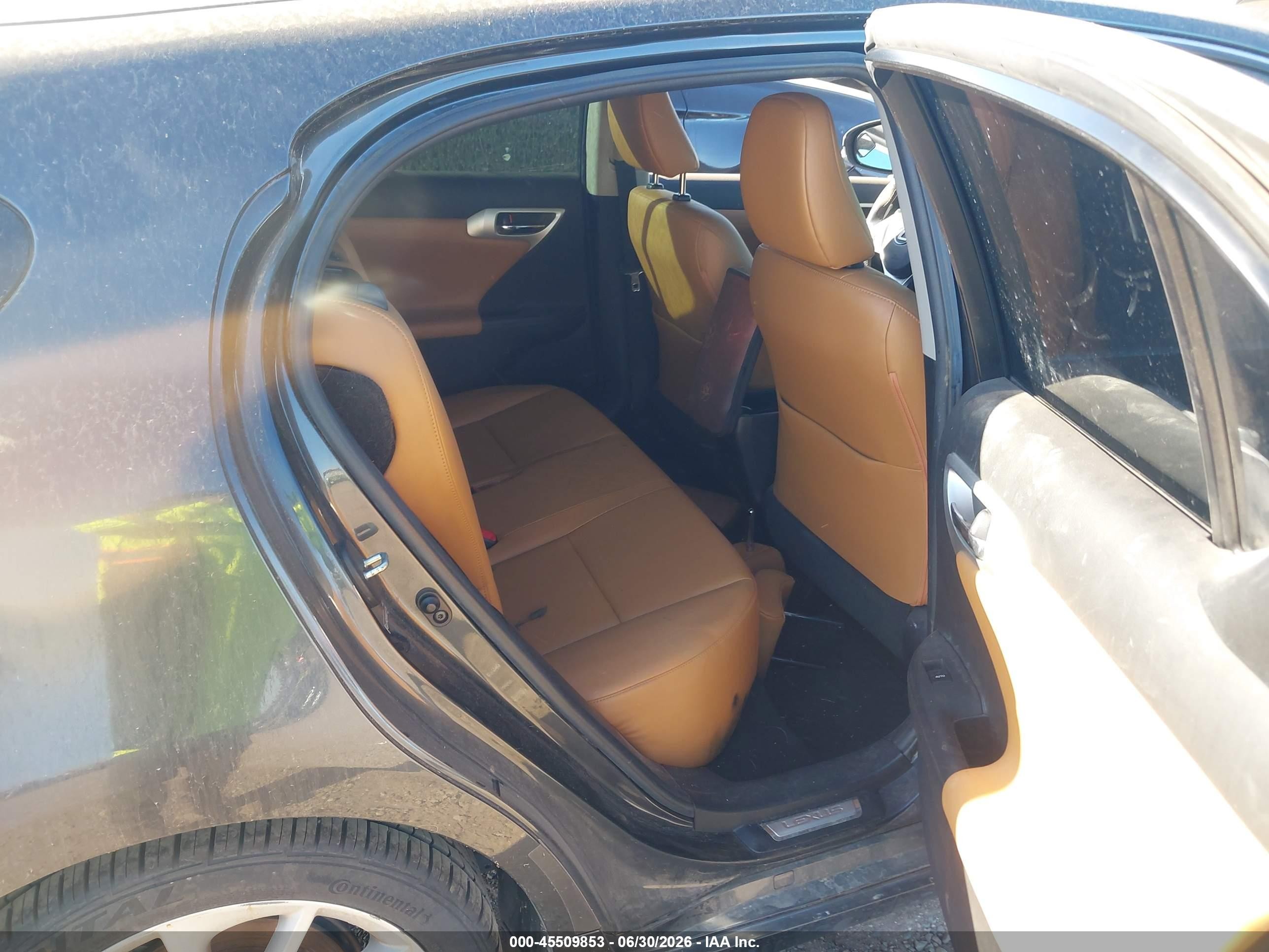 2011 Lexus Ct 200h Premium Black vin: JTHKD5BH9B2031105