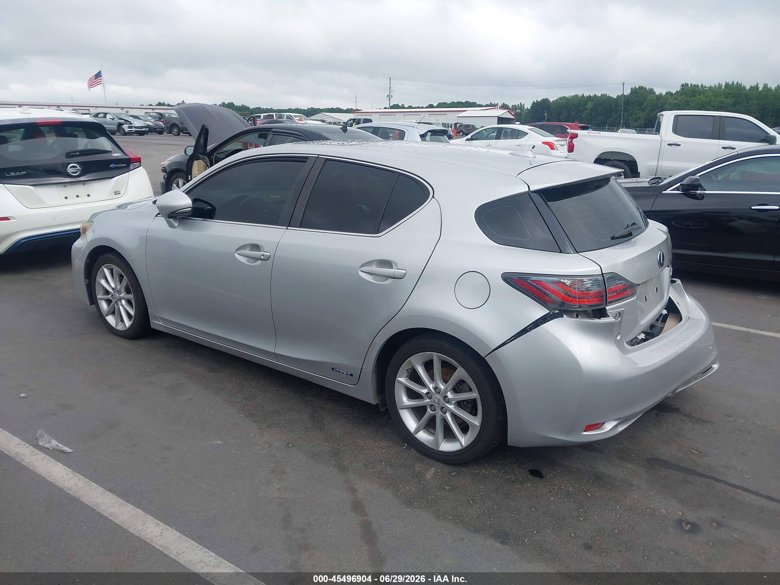 2011 Lexus Ct 200h Premium Серебряный vin: JTHKD5BH9B2034943