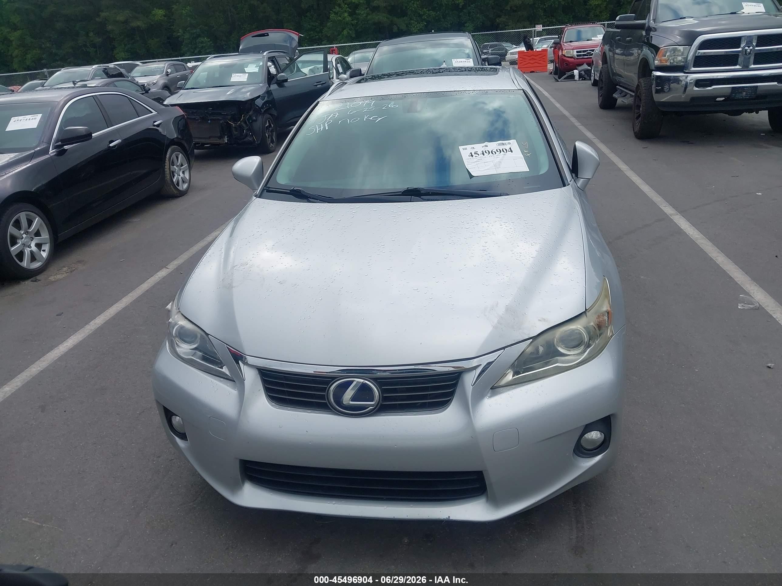 2011 Lexus Ct 200h Premium Серебряный vin: JTHKD5BH9B2034943
