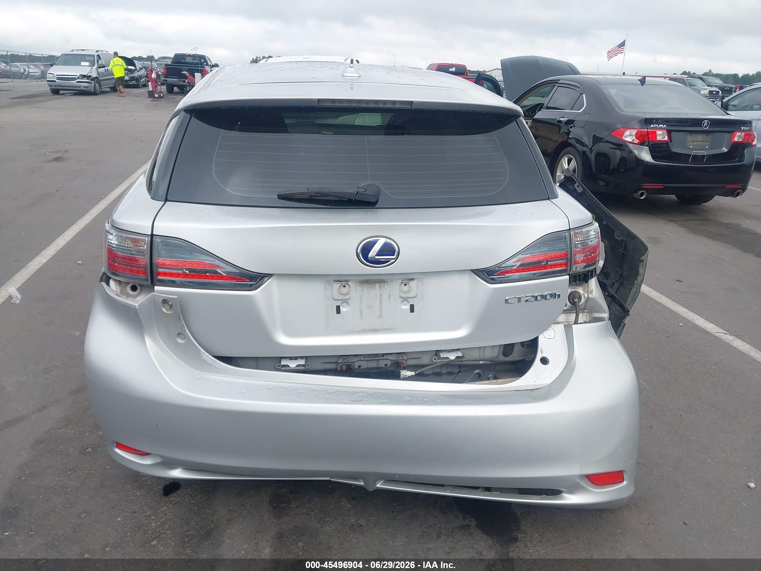 2011 Lexus Ct 200h Premium Серебряный vin: JTHKD5BH9B2034943