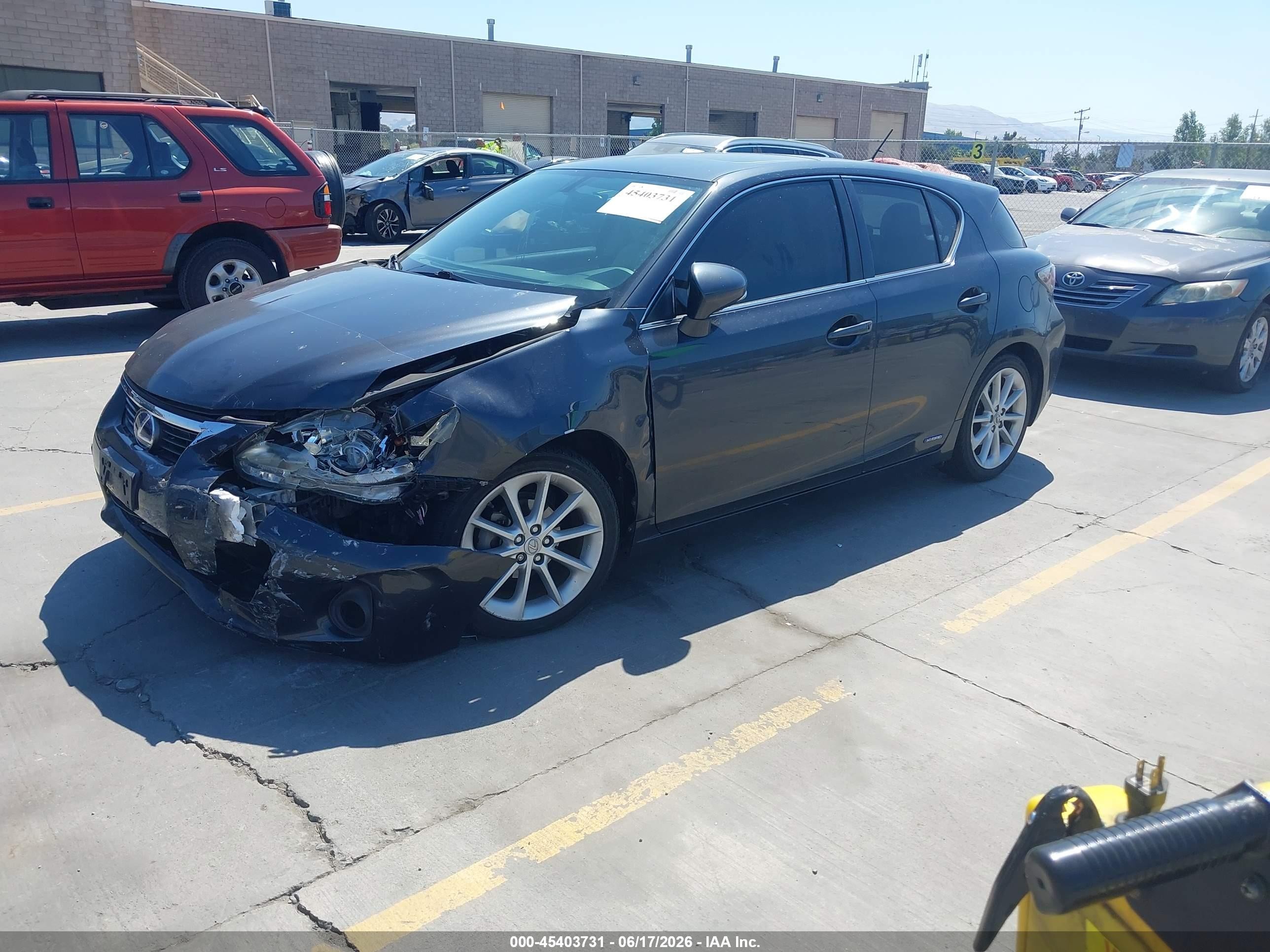 2011 Lexus Ct 200h Premium Black vin: JTHKD5BH9B2043464