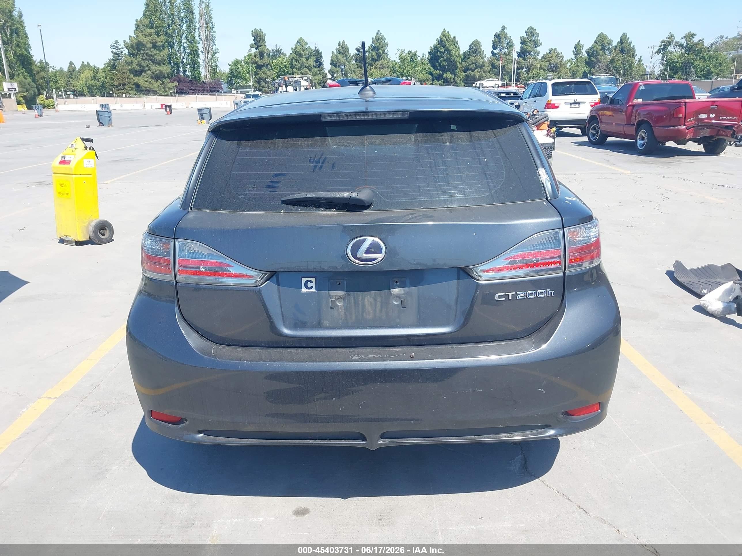 2011 Lexus Ct 200h Premium Black vin: JTHKD5BH9B2043464